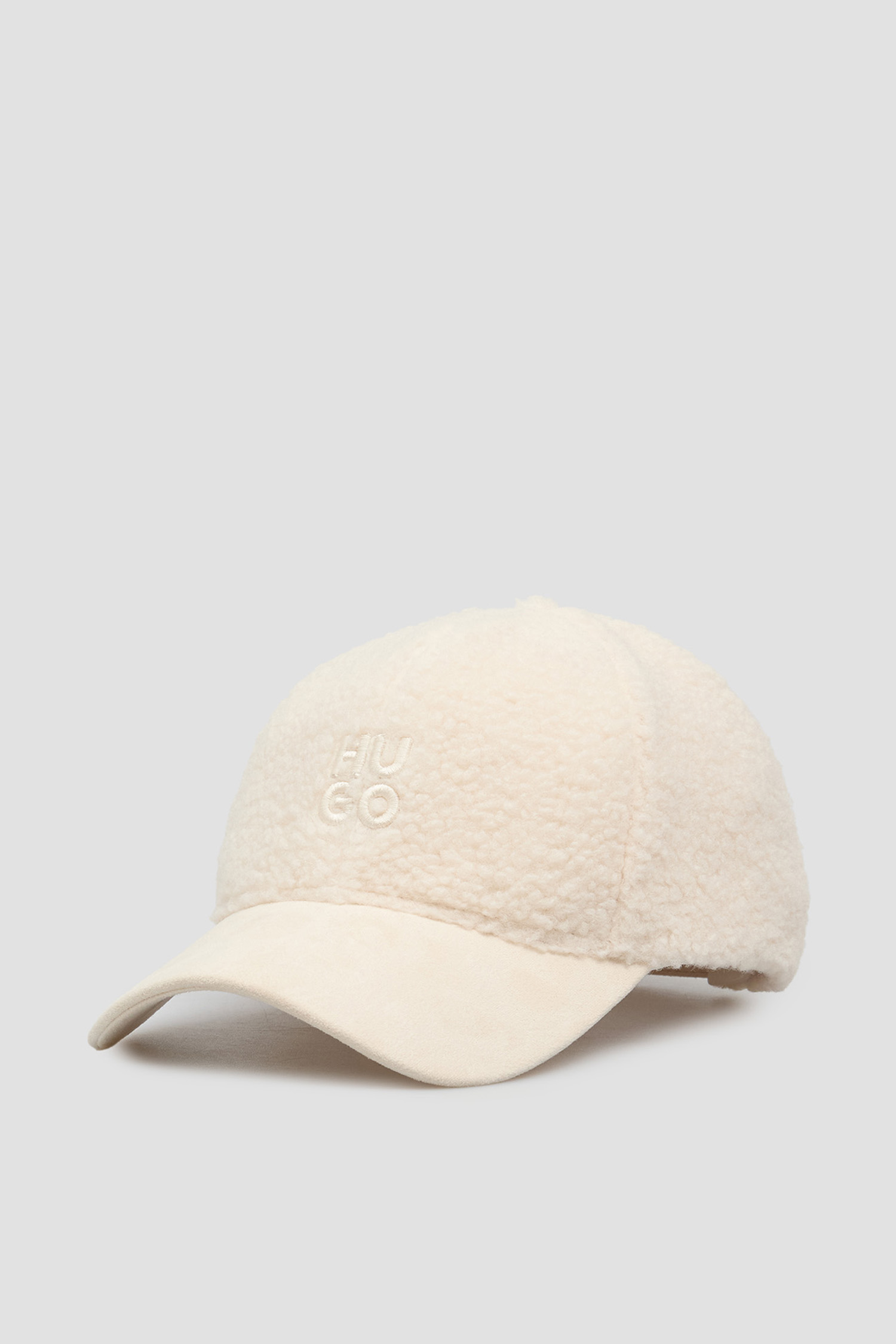 Женская бежевая кепка HUGO 50550618;118