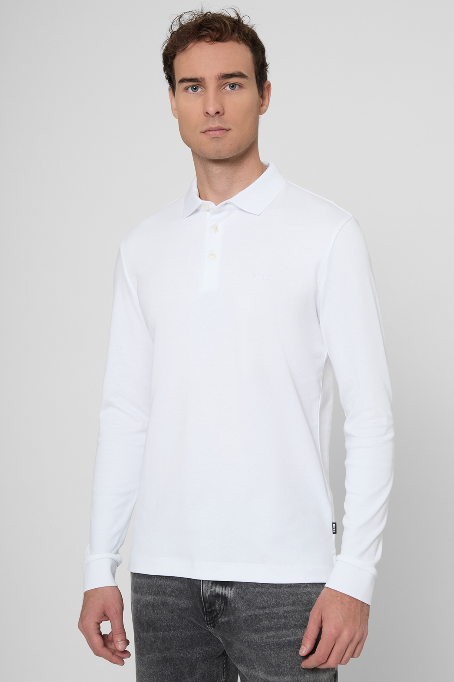Мужское белое поло BOSS 50468392;100