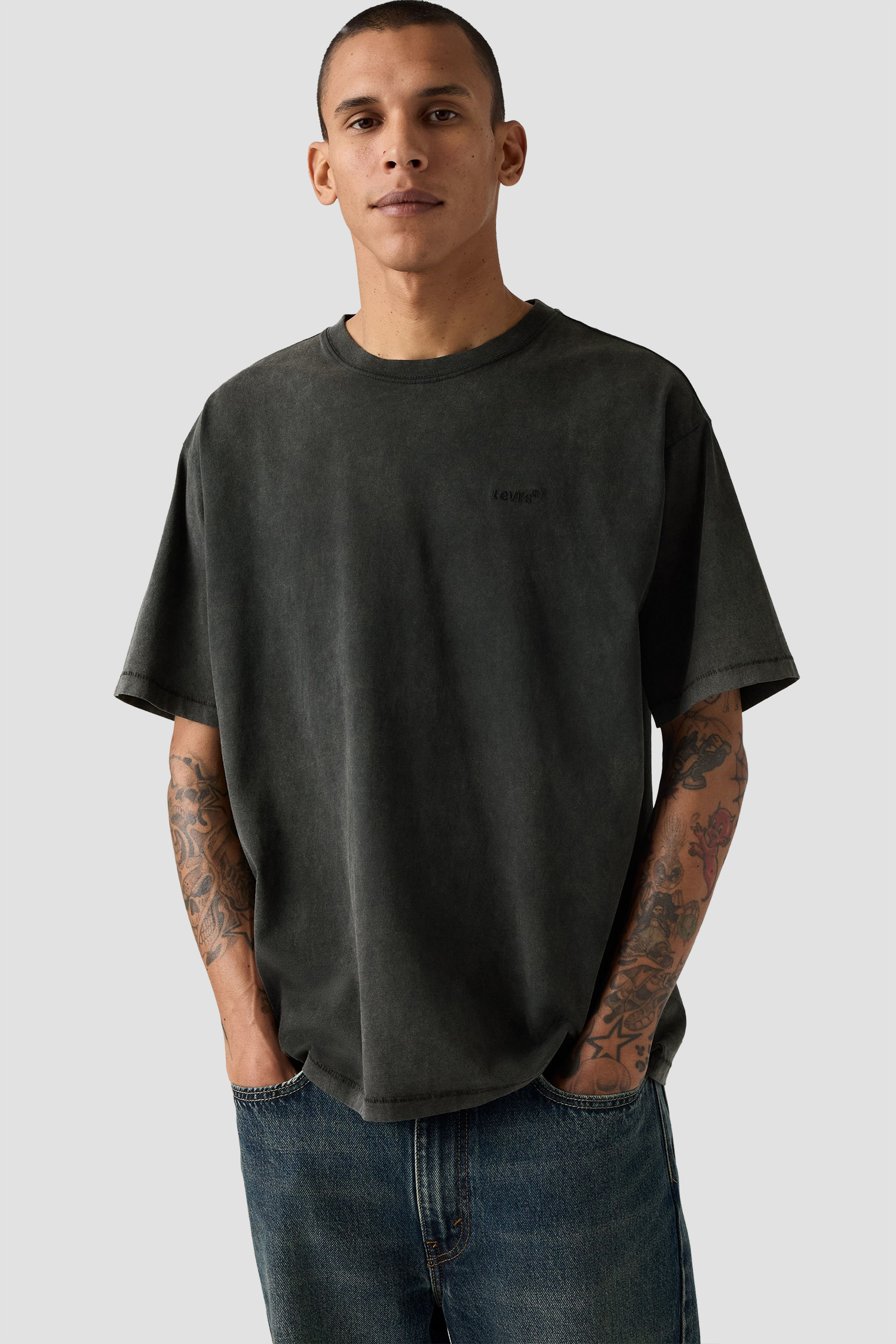 Мужская черная футболка Levi’s® A0637;0221