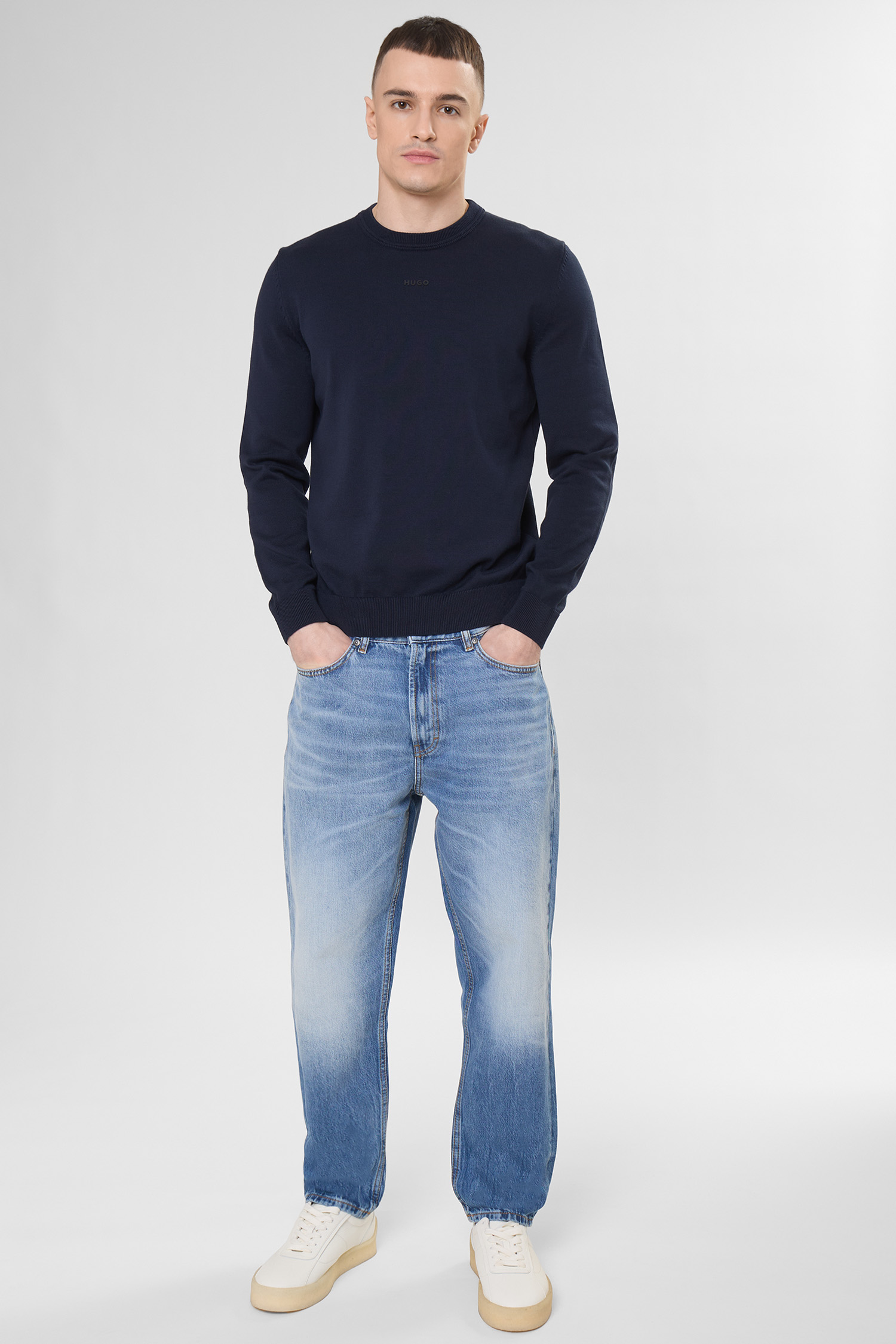 Чоловічі блакитні джинси HUGO 50554190;430