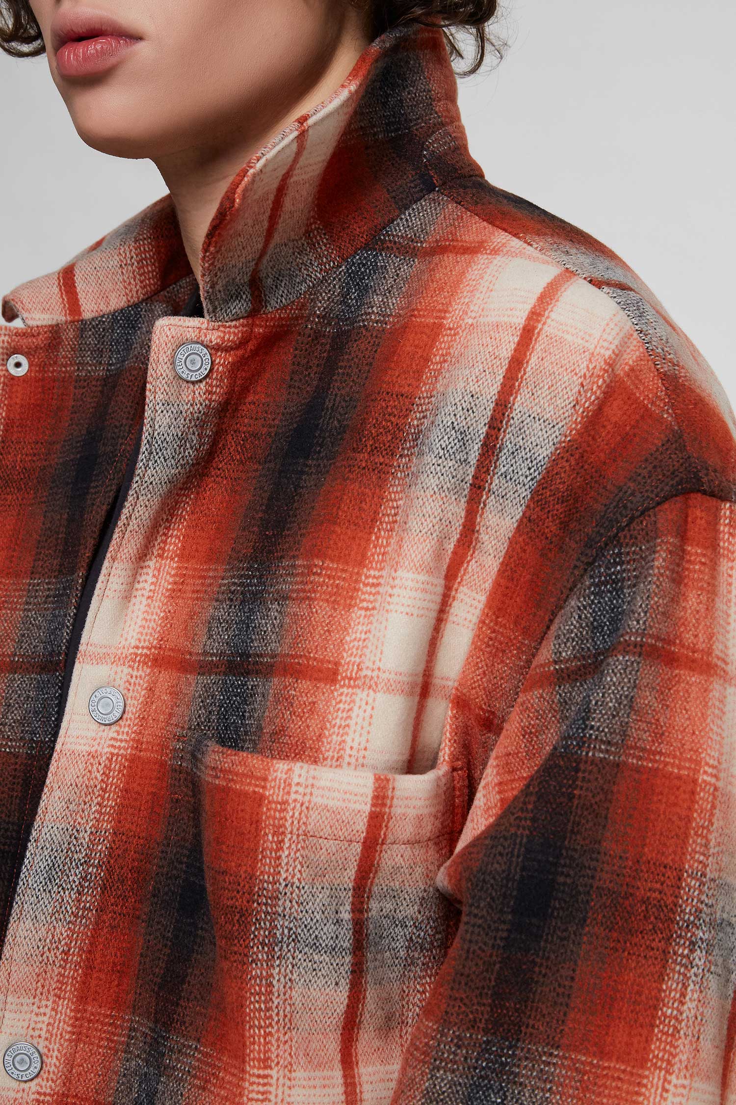 Мужская рубашка-пальто в клетку Levi’s® A0681;0001