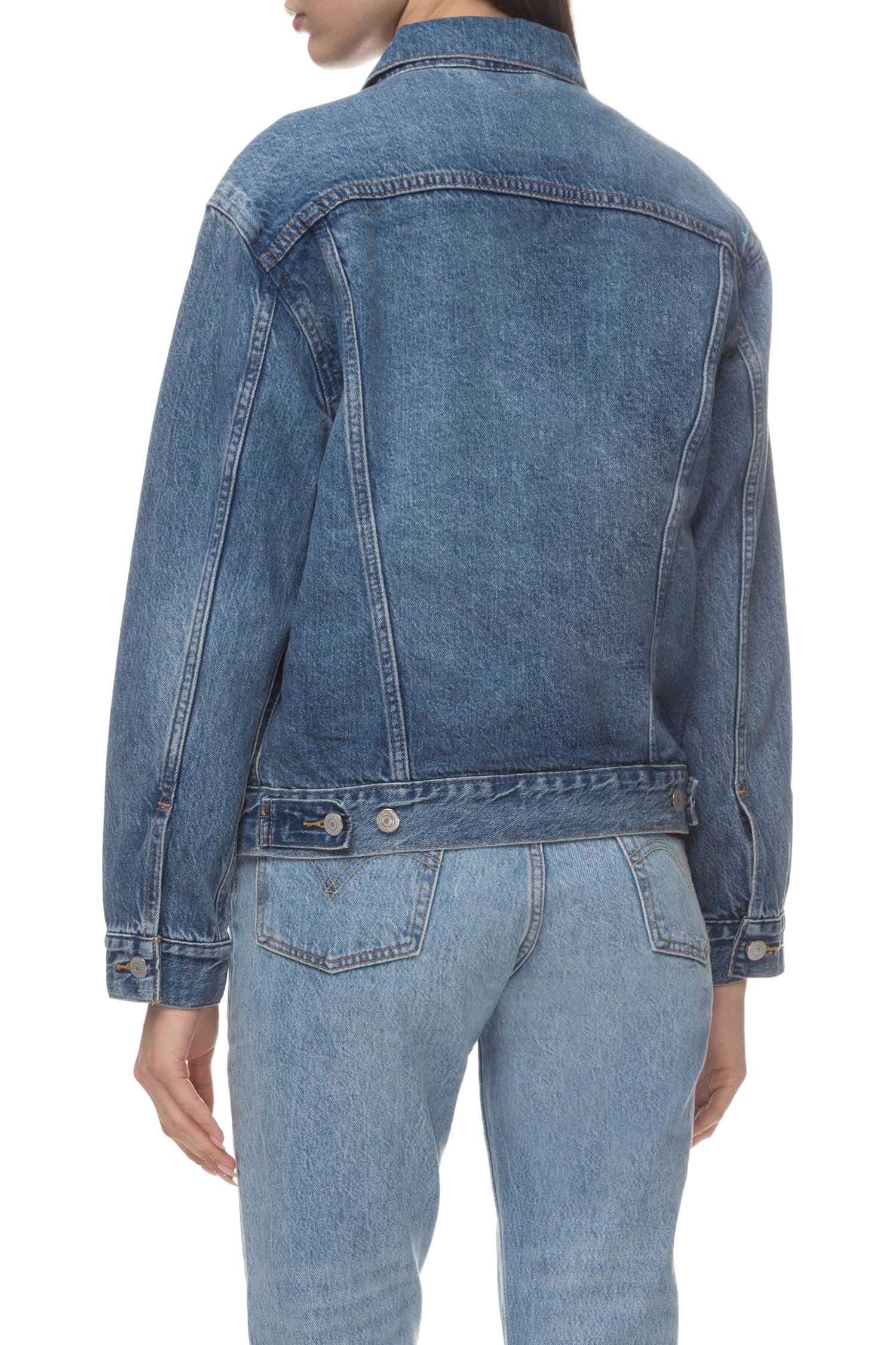 Женская голубая джинсовая куртка Levi’s® 29944;0055