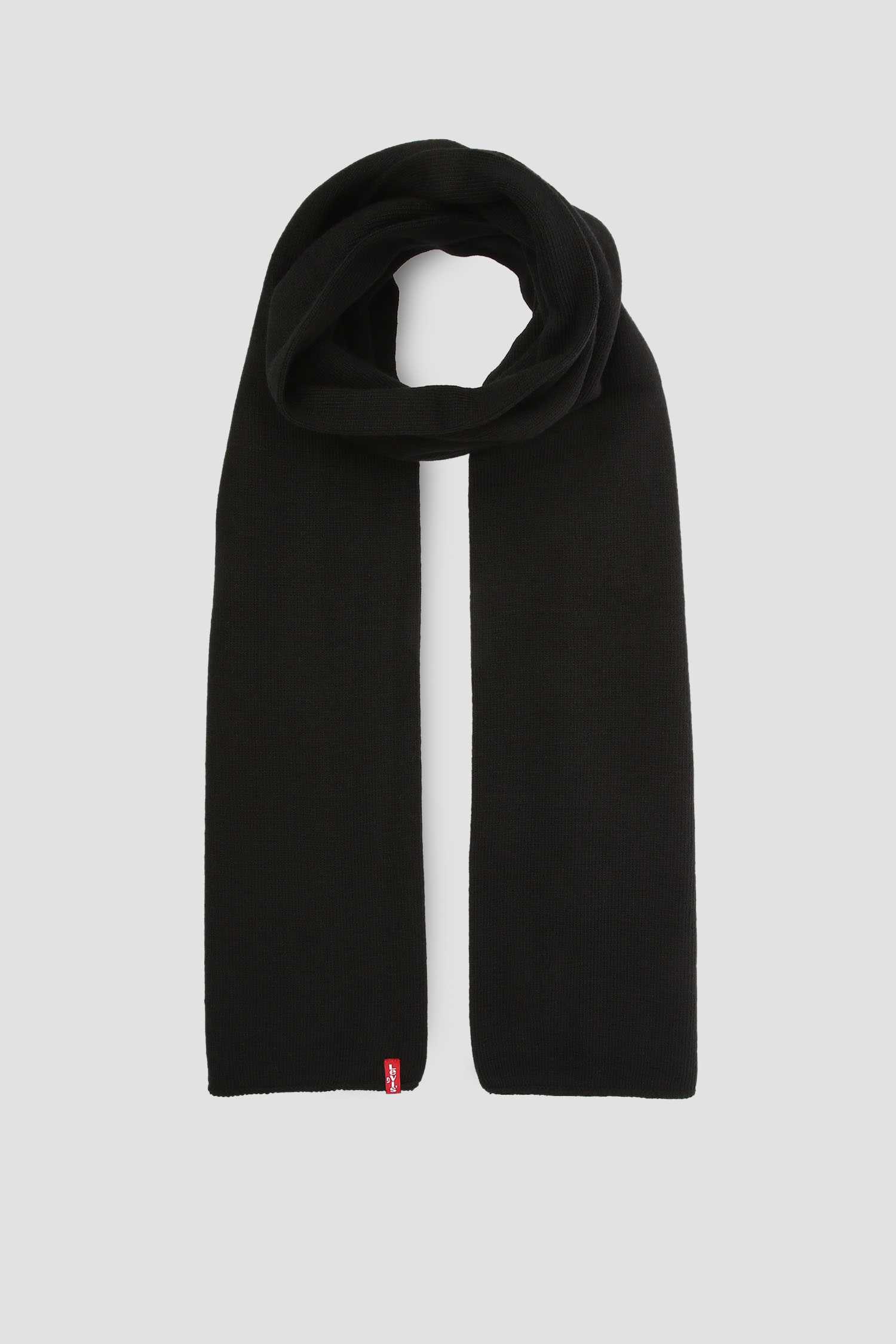 Мужской черный шарф с логотипом Levi’s® 14152;11.59