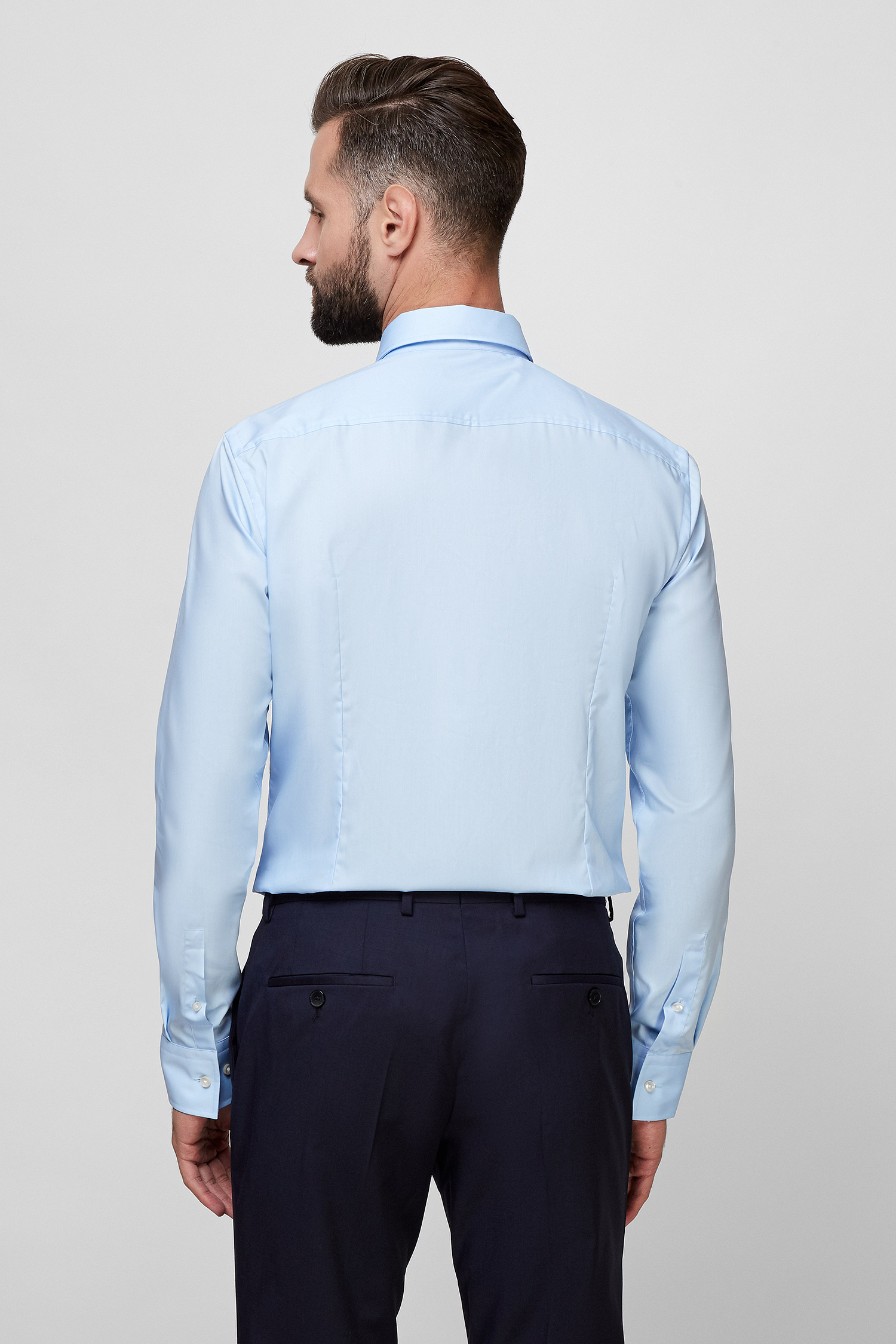 Чоловіча блакитна сорочка BOSS 50327693;450