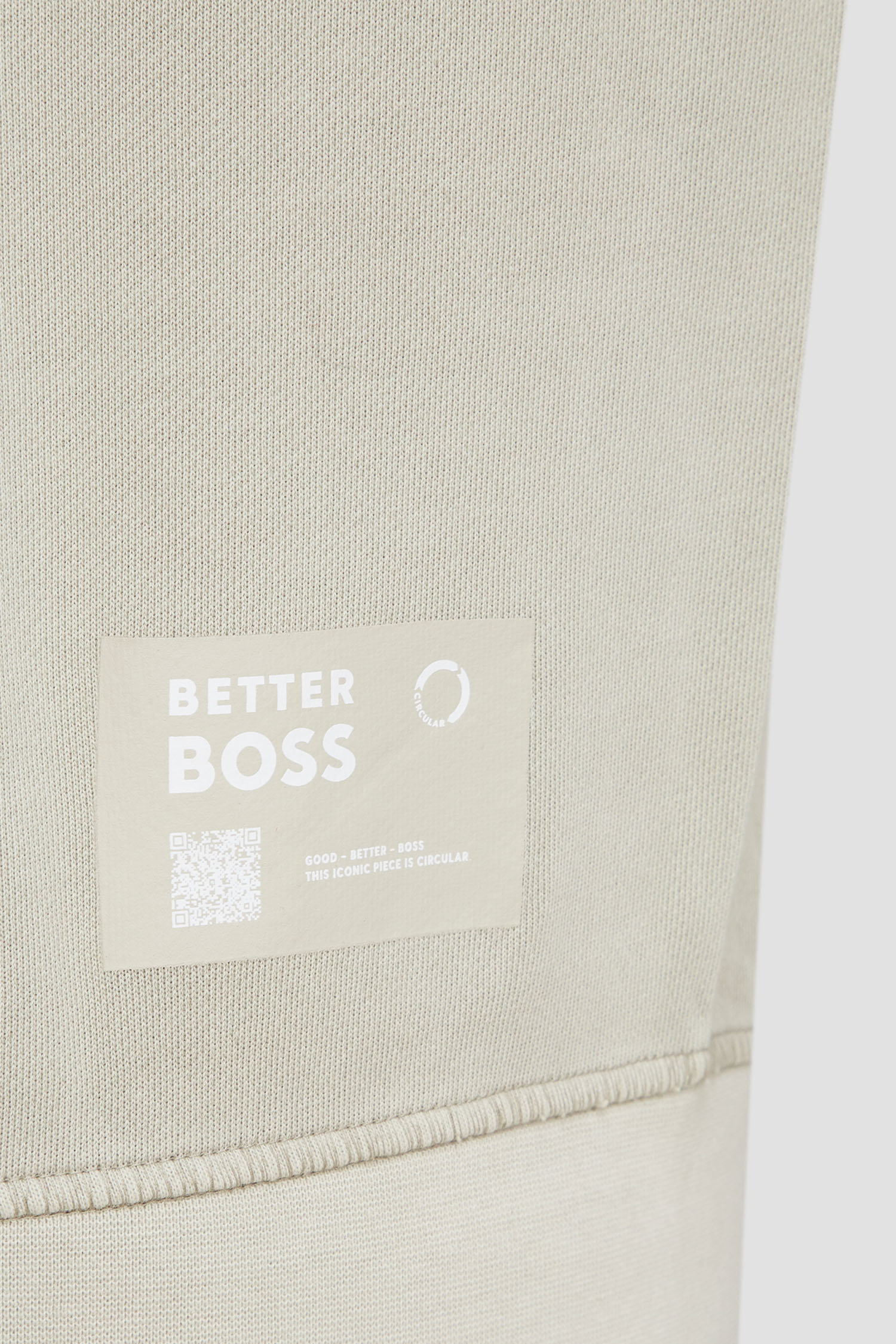 Мужской бежевый свитшот BOSS 50517001;271