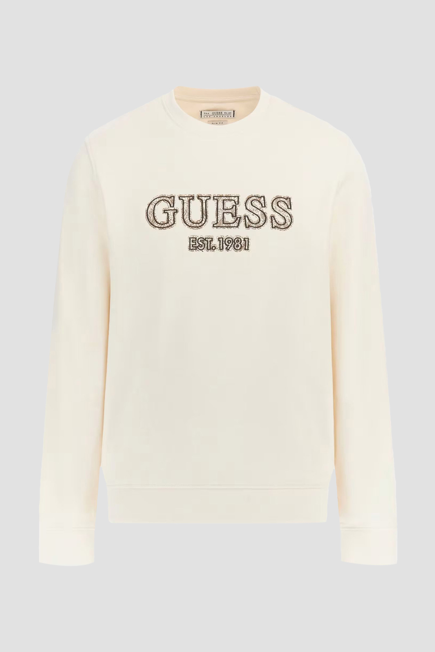 Мужской бежевый свитшот Guess M5RQ15.KCN01;G1H6