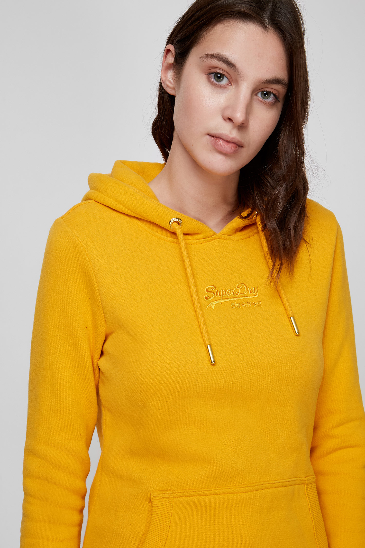 Женское желтое худи SuperDry W2010346A;PG5 — Ultrashop
