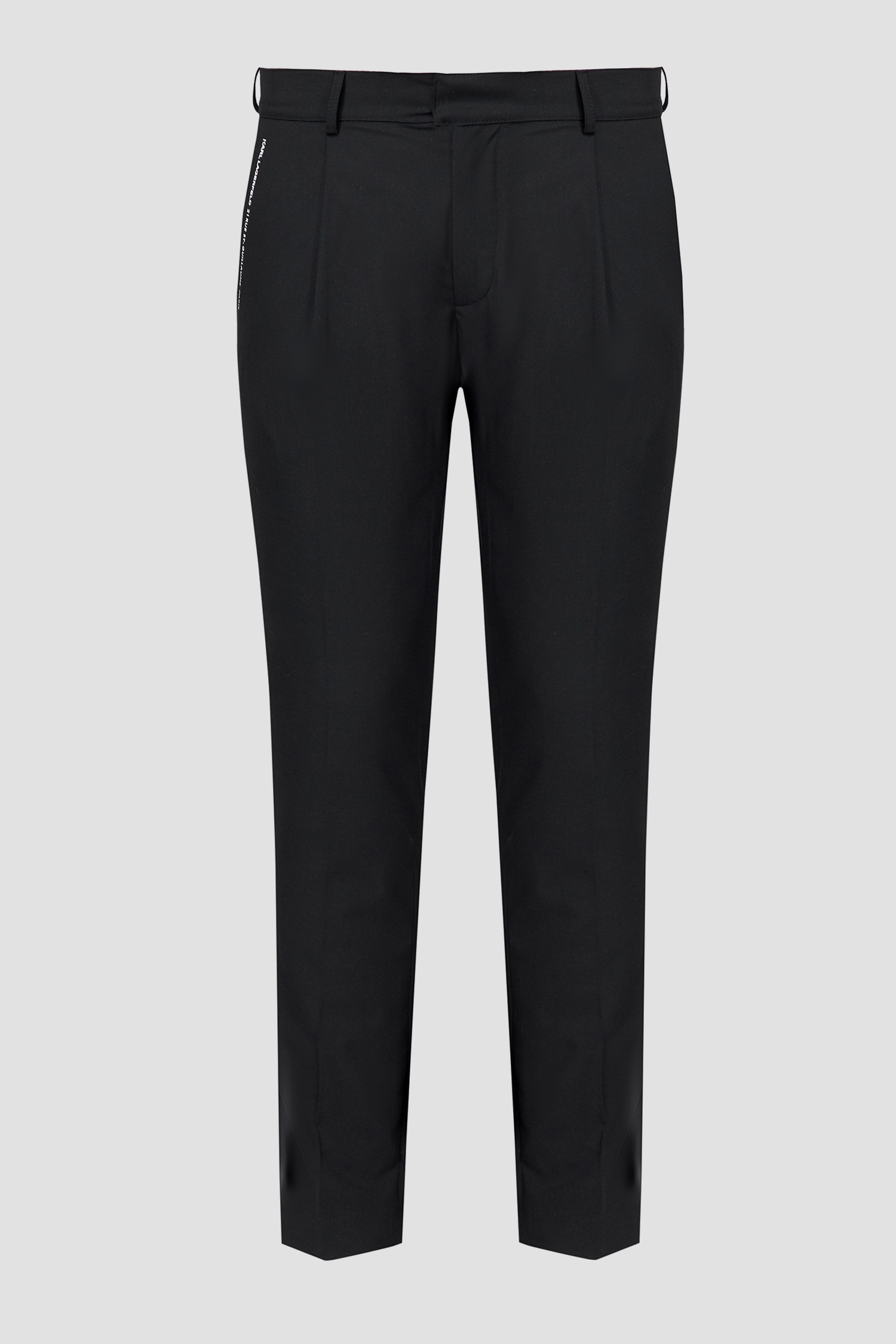 Чоловічі чорні вовняні брюки Karl Lagerfeld 532083.255711;990