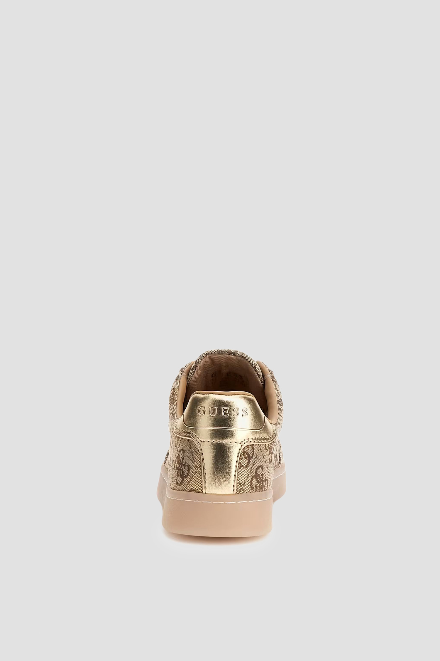 Жіночі бежеві снікерси з візерунком Guess FLJJZ2.FAL12;GOLD