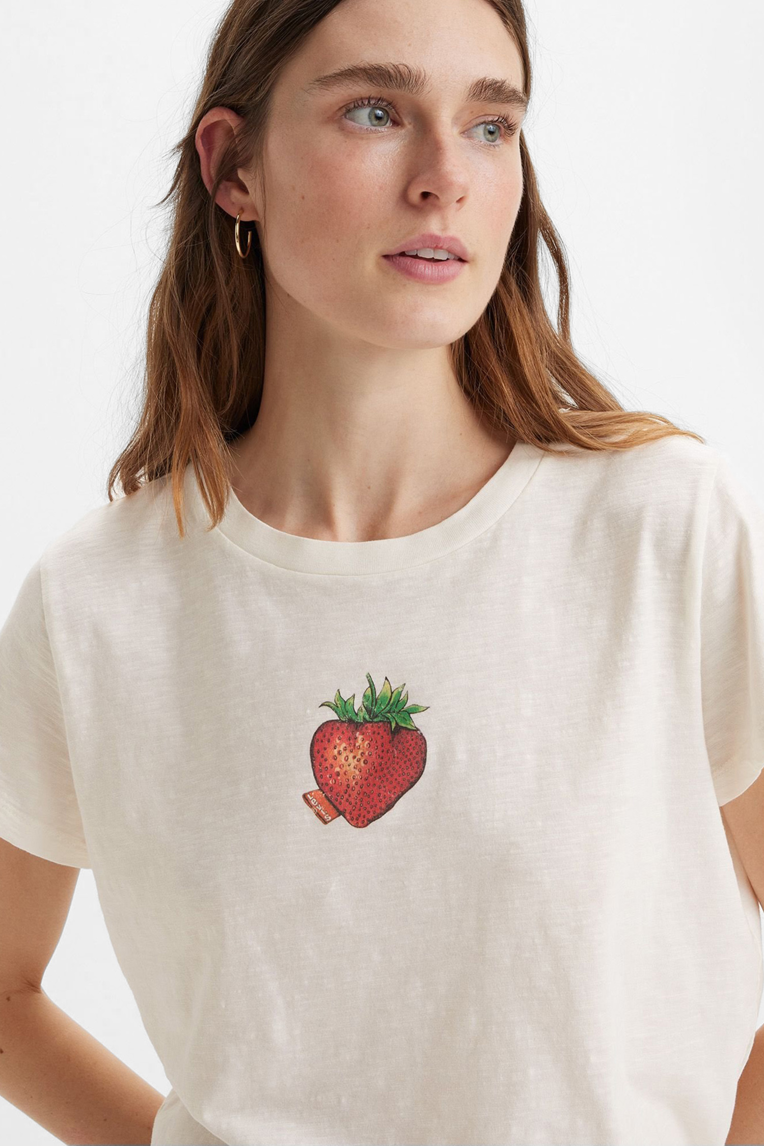 Женская белая футболка Levi’s® A8804;0013