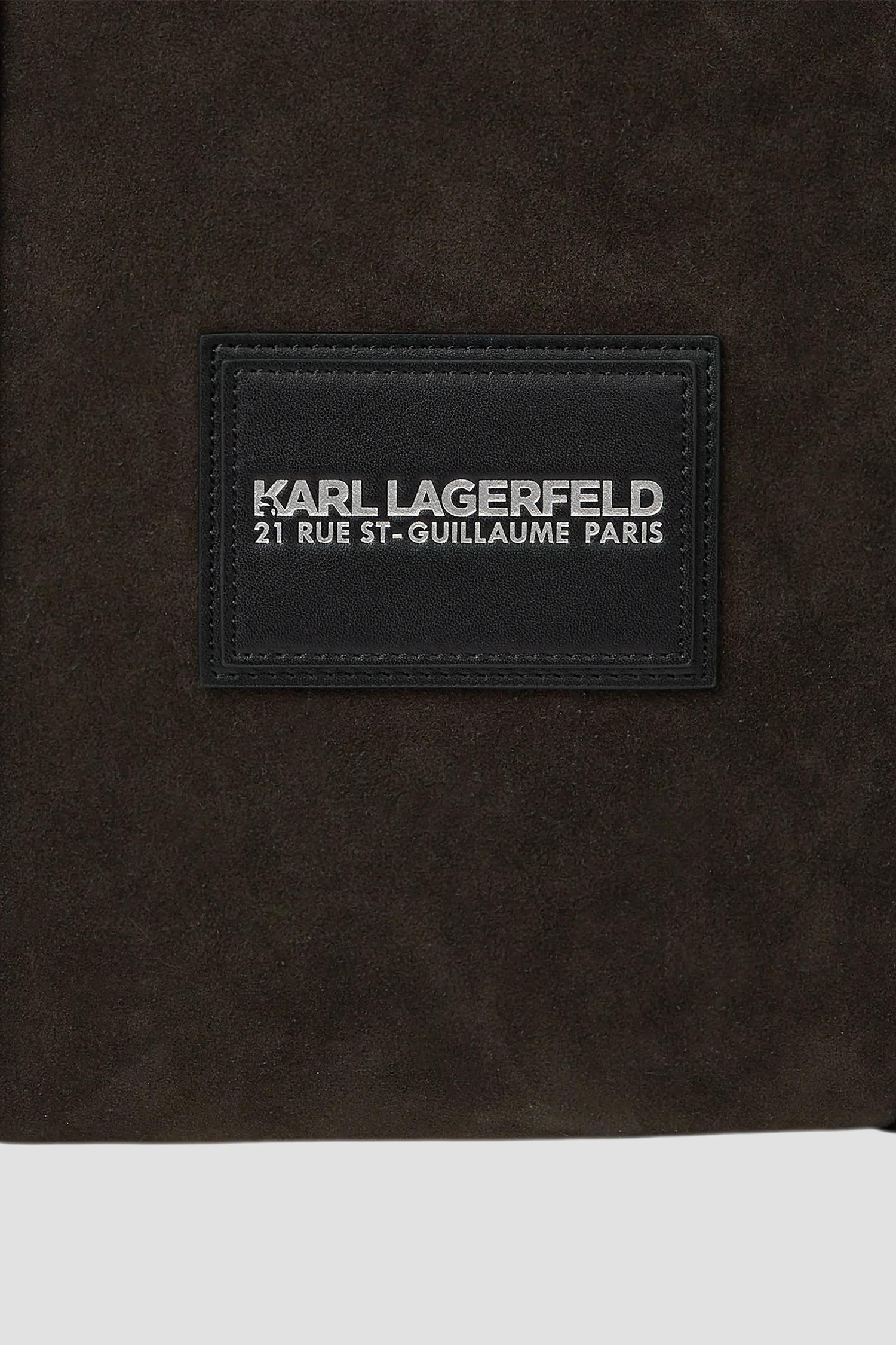 Чоловіча темно-коричнева дорожня сумка Karl Lagerfeld B2M30198;2FI