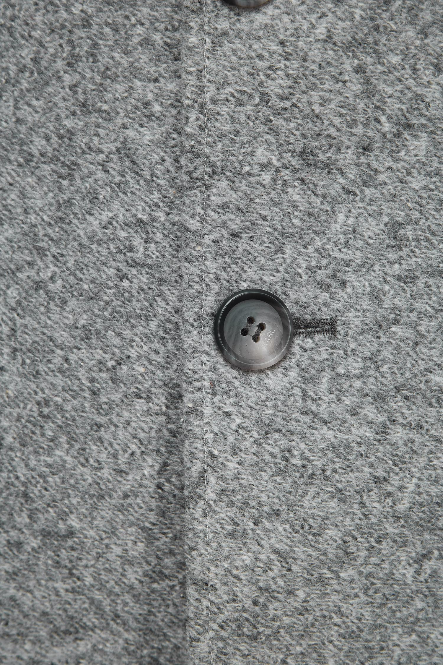 Мужское серое пальто Karl Lagerfeld 534719.455709;910