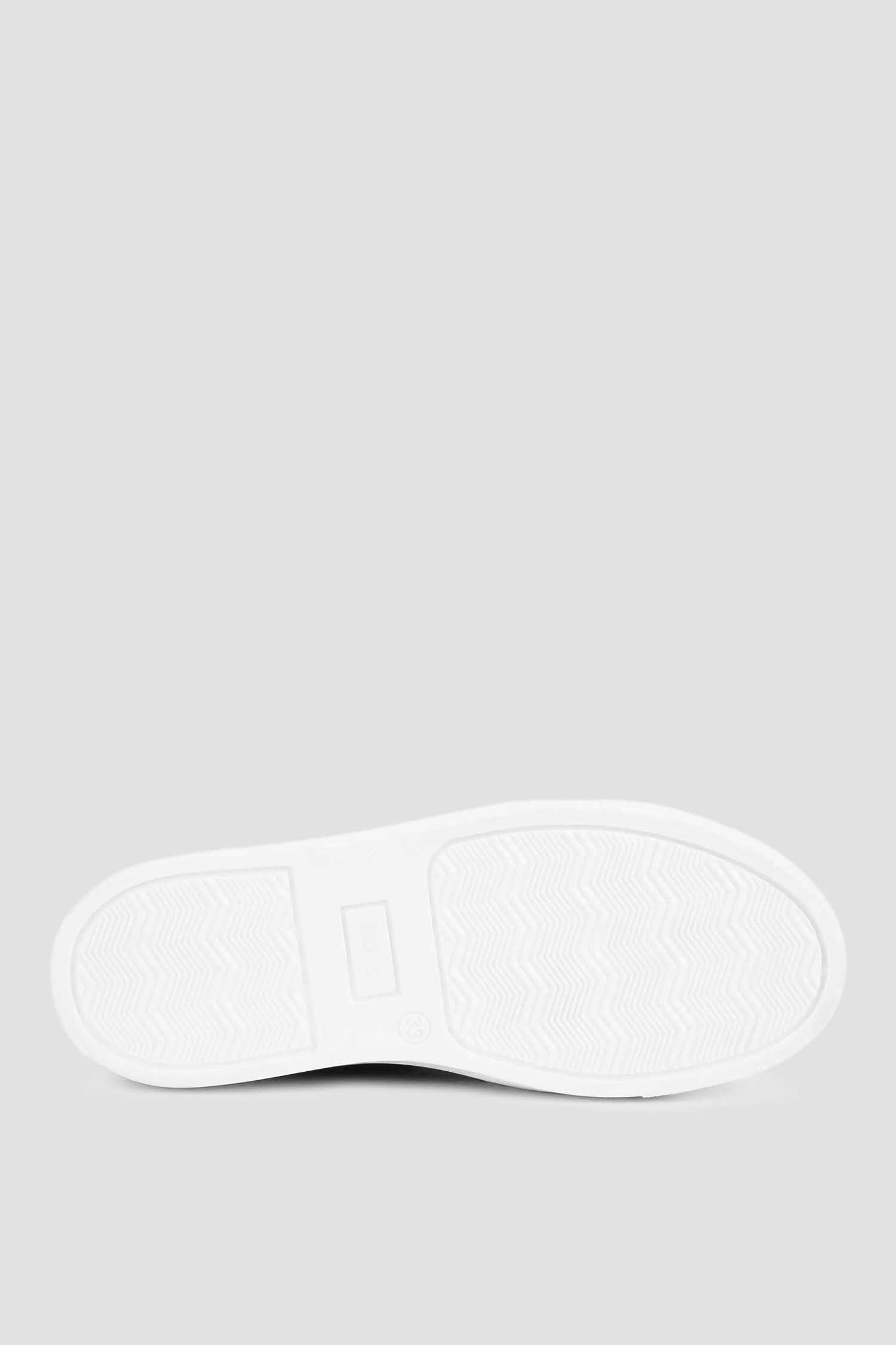 Детские темно-синие кожаные слипоны BOSS kids J29348;849