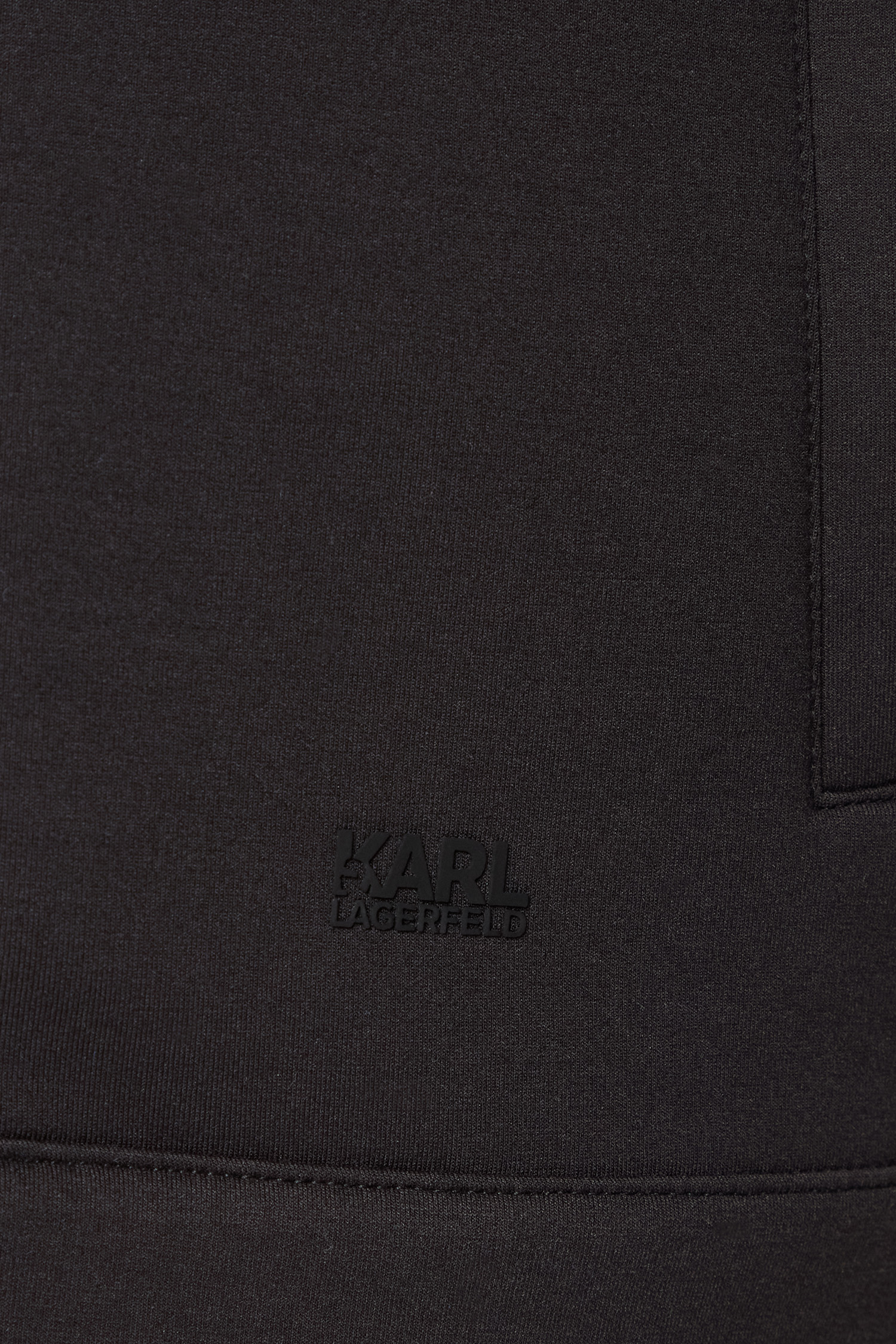 Мужская черная кофта на молнии Karl Lagerfeld 553902.505064;990