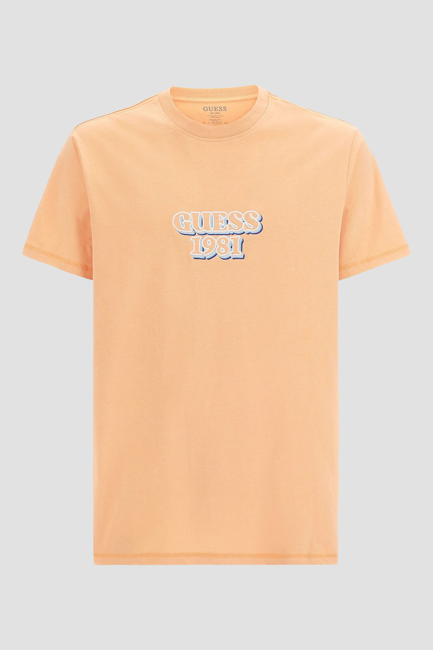 Мужская персиковая футболка Guess M3GI30.K8FQ4;G336