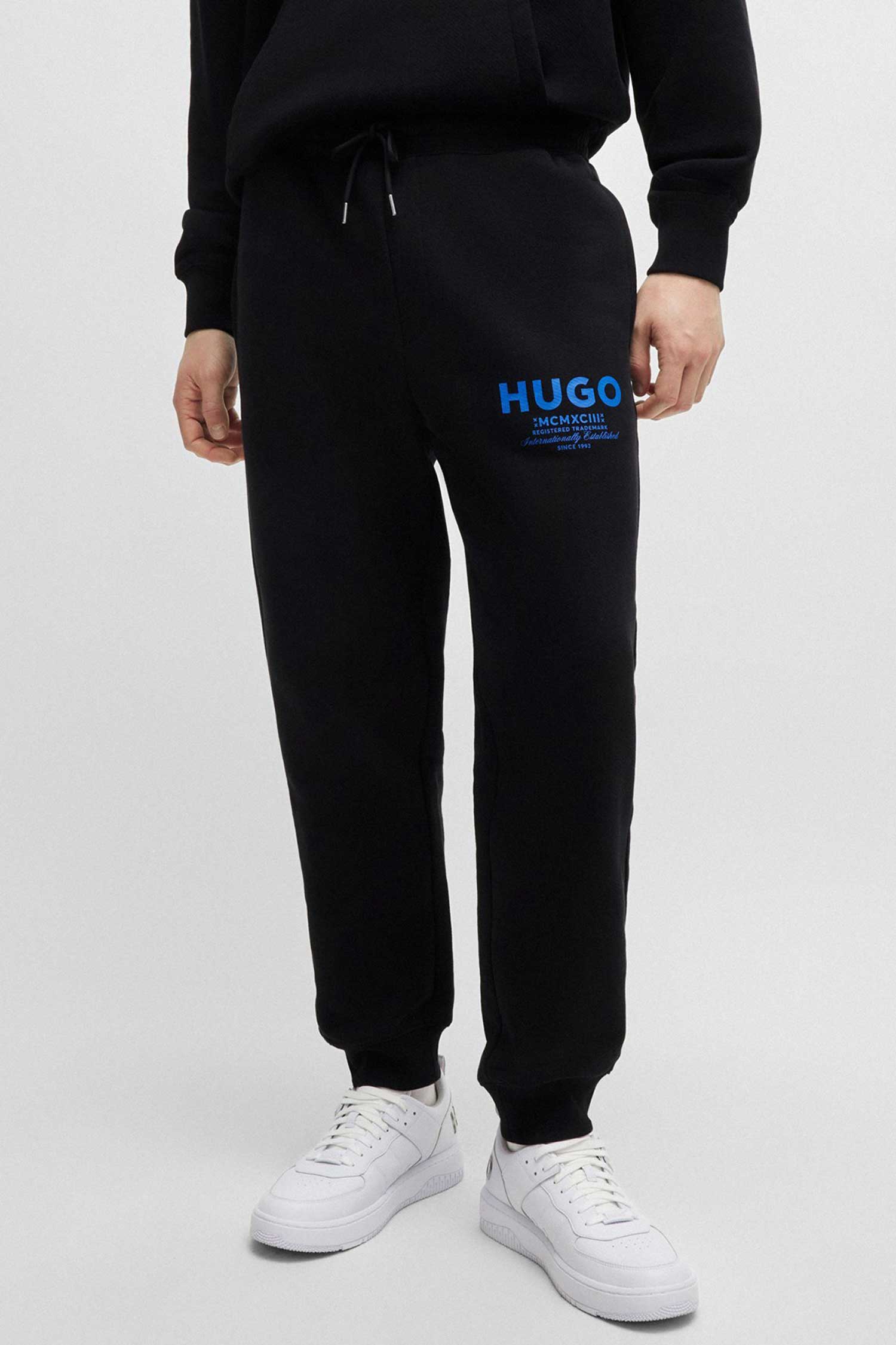 Мужские черные спортивные брюки HUGO BLUE 50510734;001