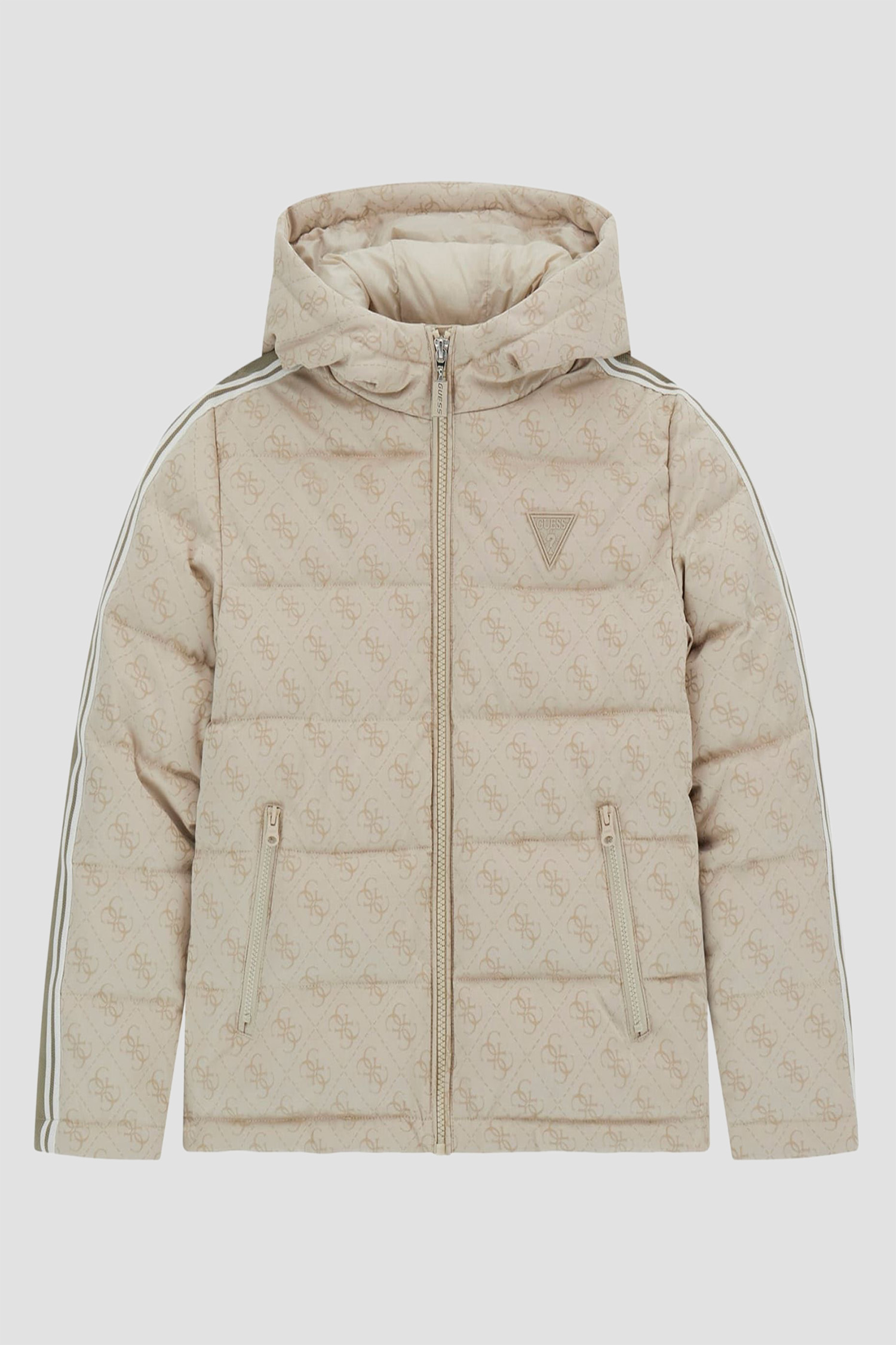 Детская бежевая куртка с узором Guess Kids L5BL19.WFIQ2;FJ9Z