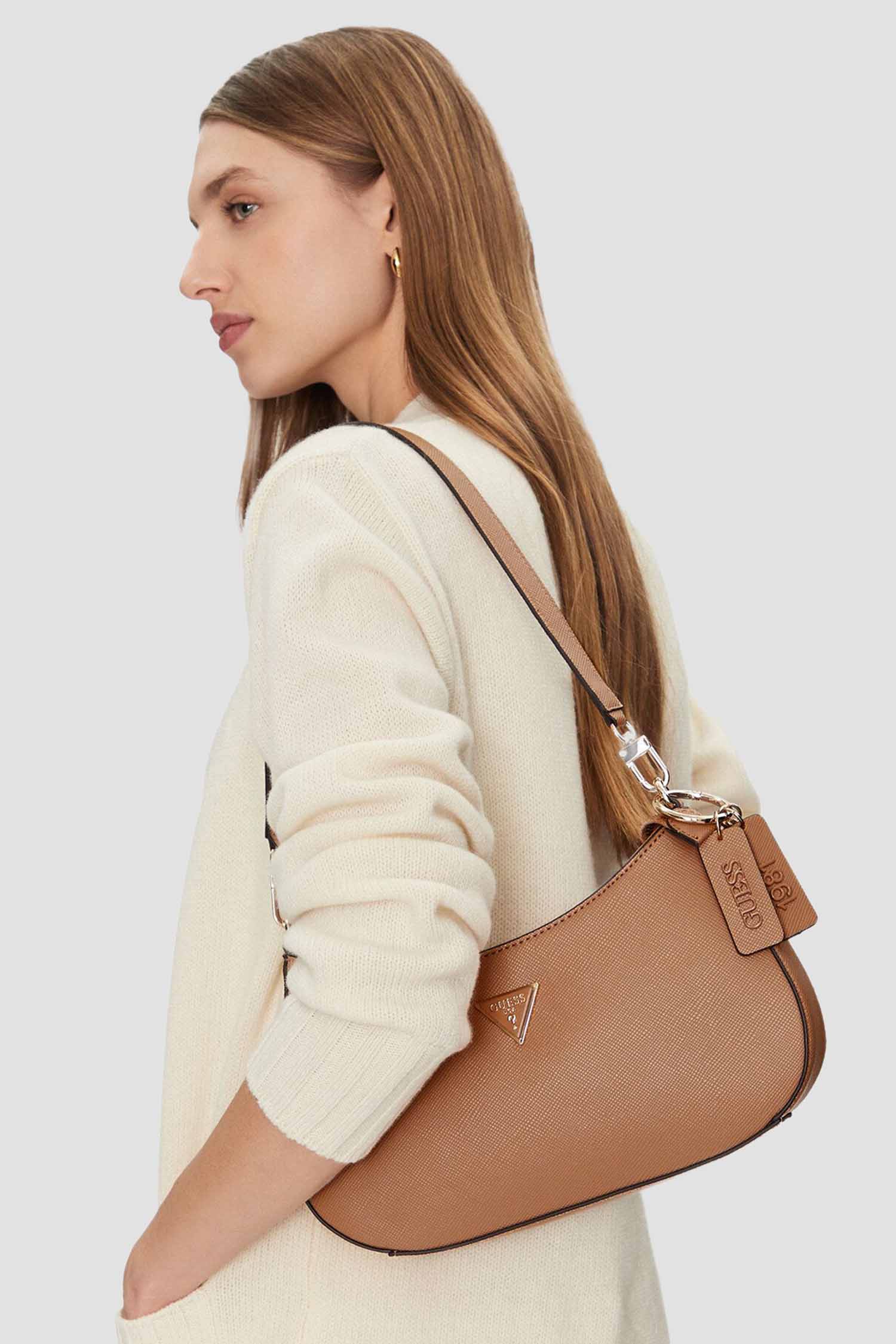 Жіноча бежева сумка Guess HWZG78.79180;BEI