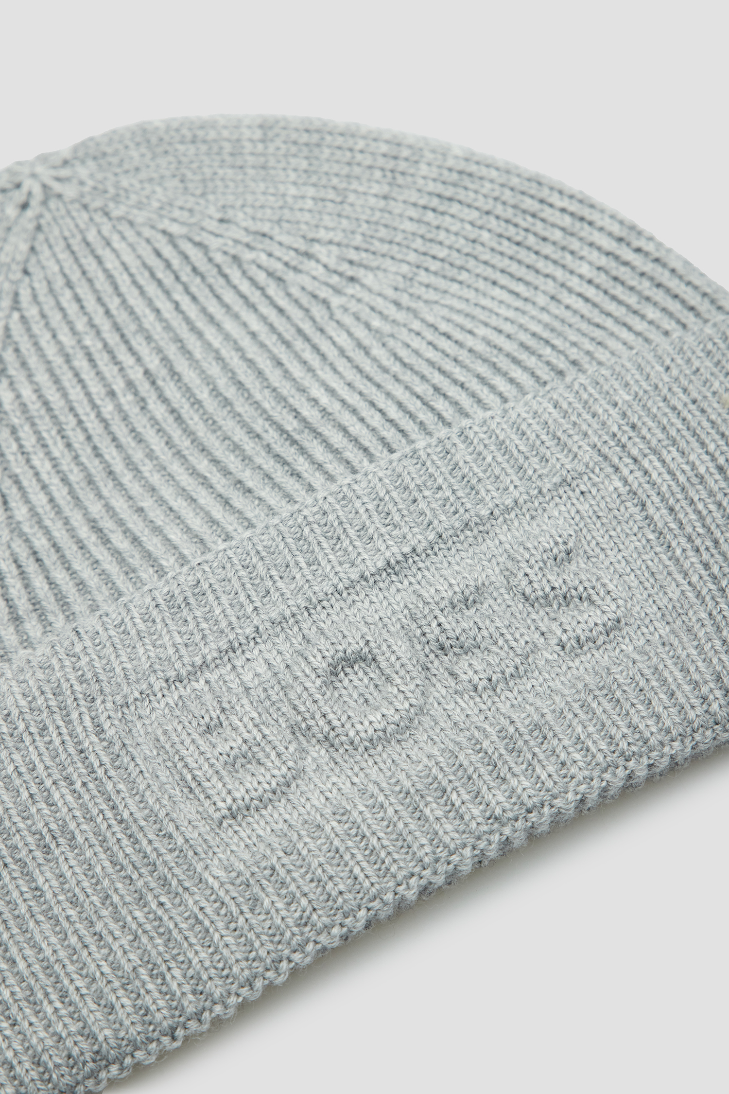 Мужская серая шерстяная шапка BOSS 50524197;041