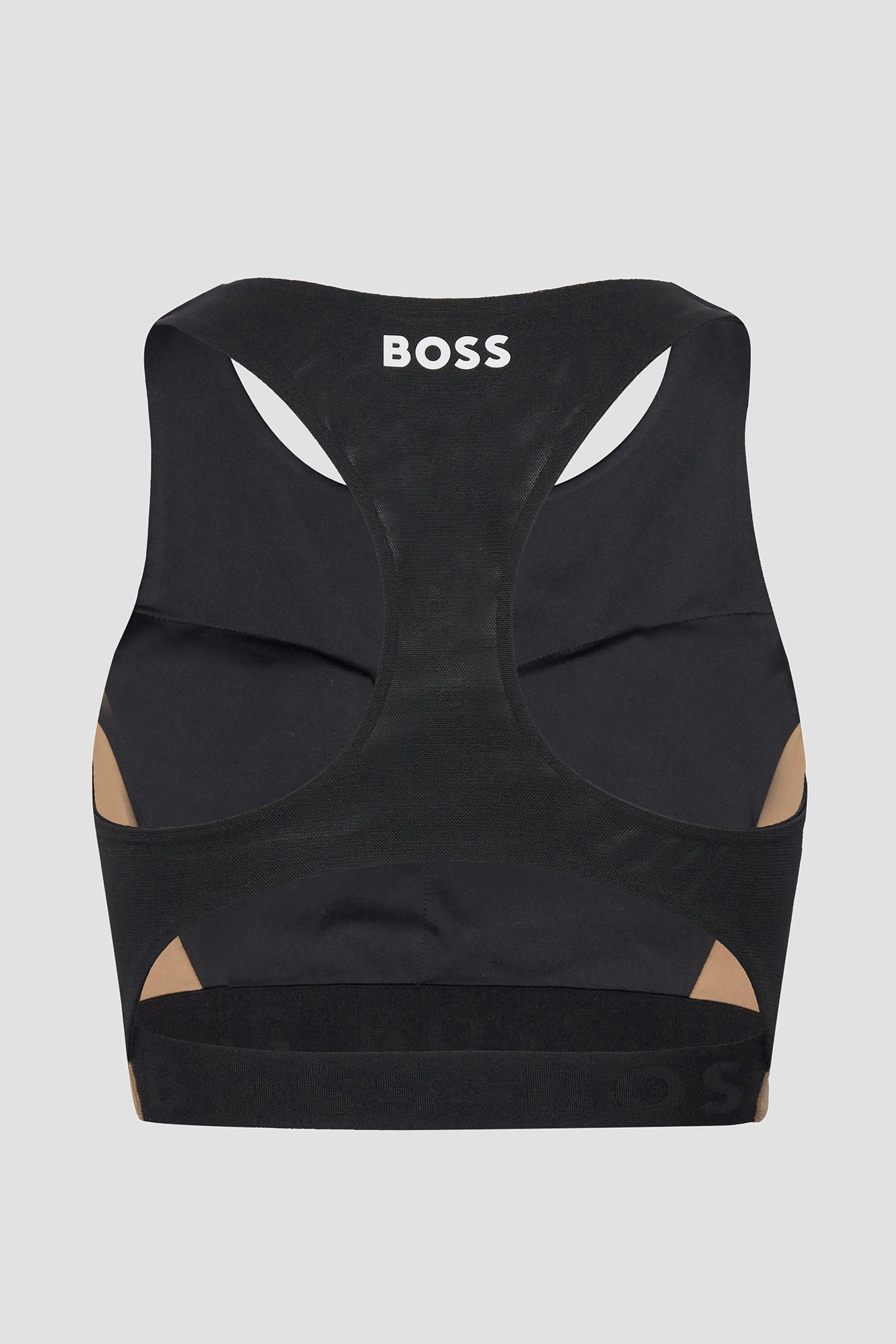 Жіночий чорний спортивний топ BOSS 50502366;001