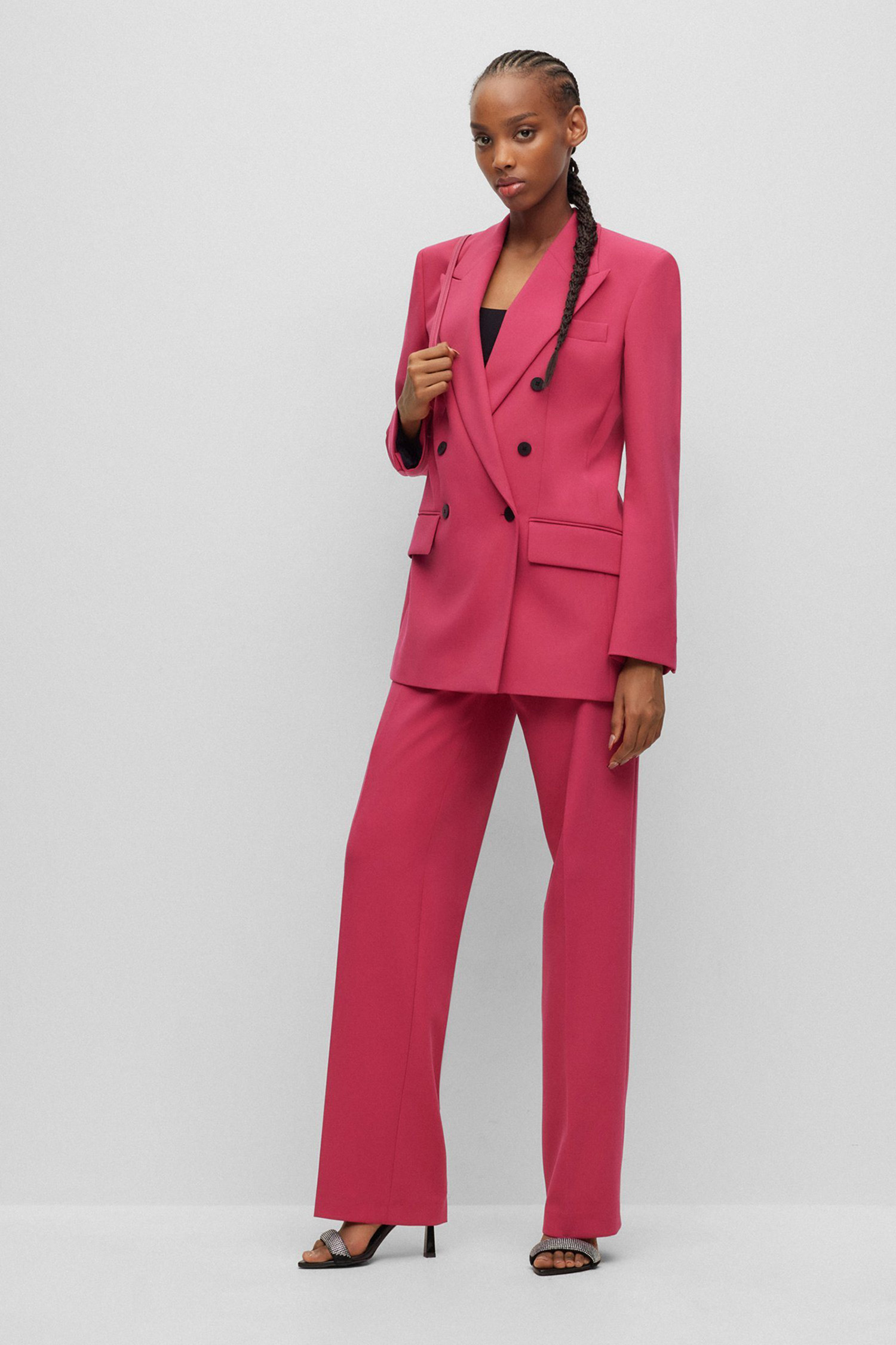 Жіночий рожевий жакет HUGO 50489236;663