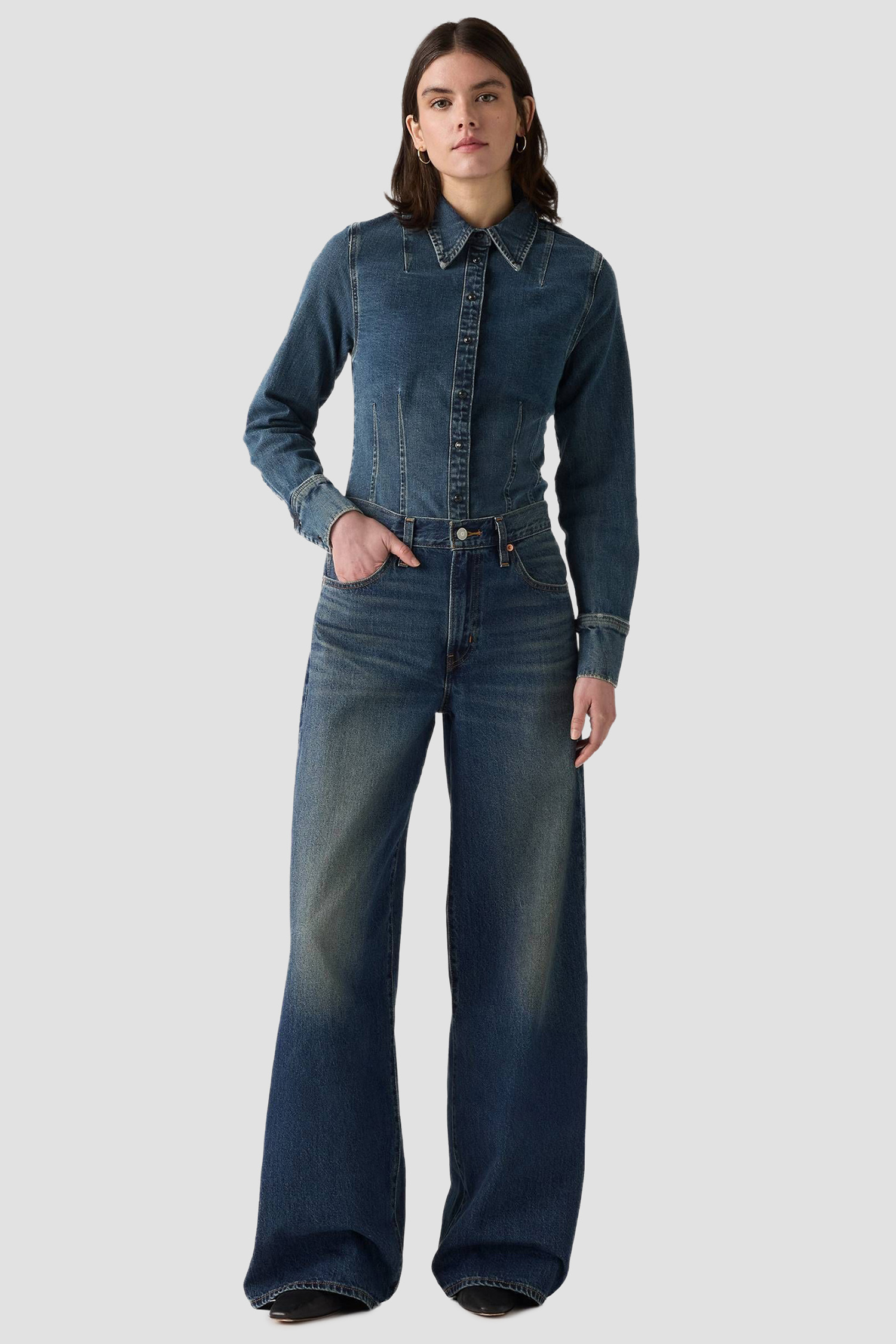 LEVI’Svintageclothing507xx Женская голубая куртка Levi's® A0685;0001 — Ultrashop