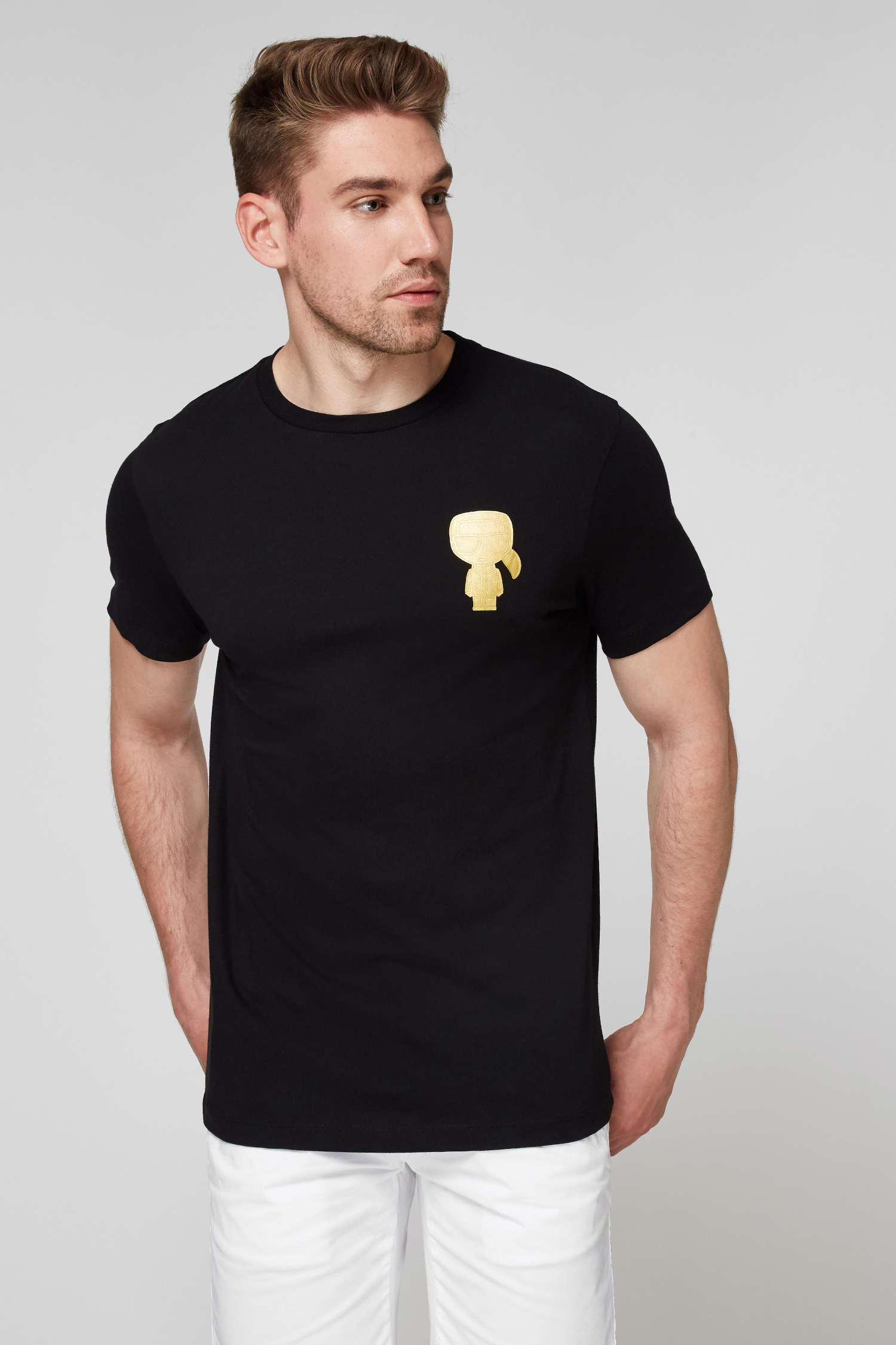 Мужская черная футболка Karl Lagerfeld 511224.755080;990
