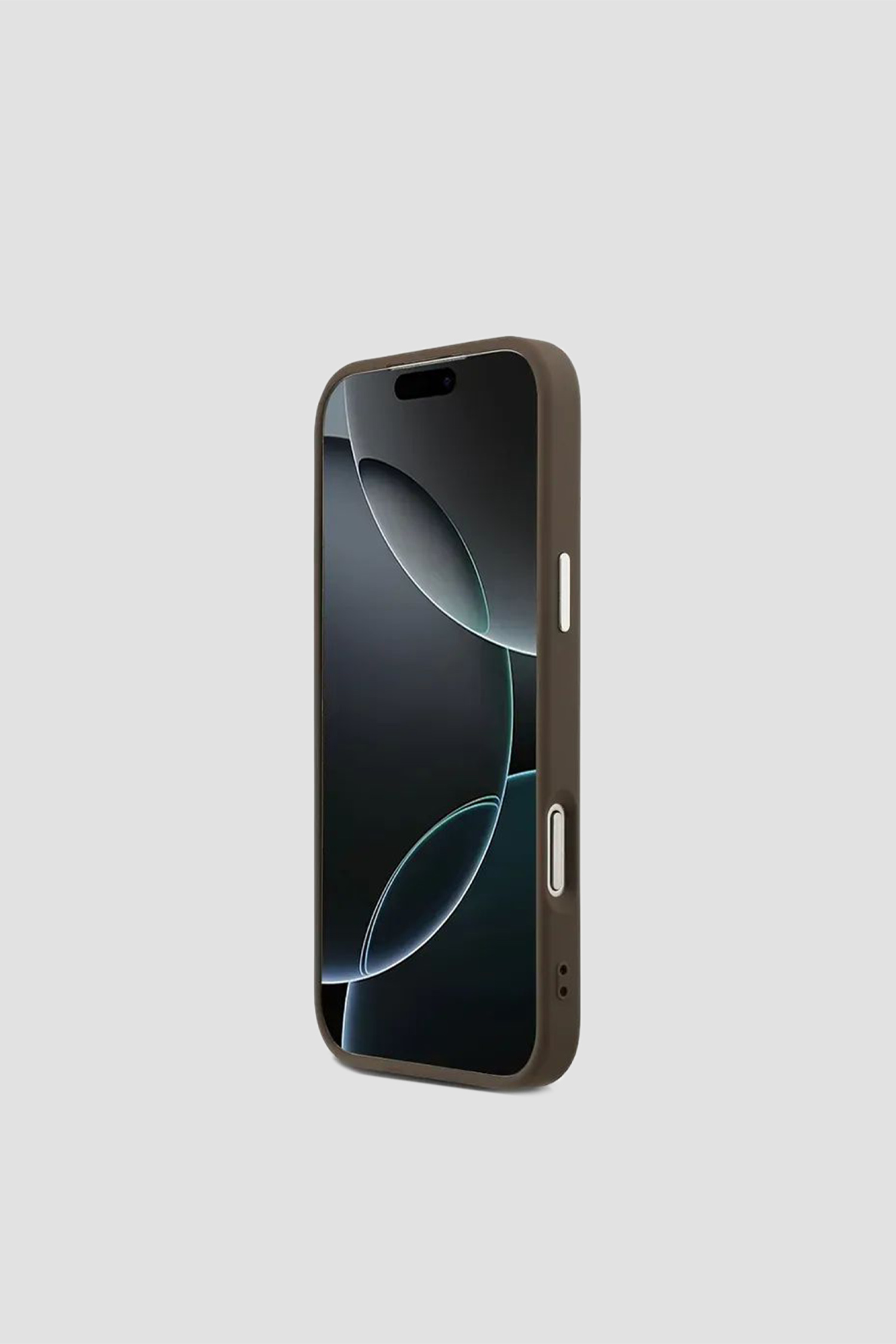 Коричневий чохол для телефону iPhone 17 Pro Max з візерунком Guess GUHMP.17XP4TSRCMW;LOGO BROWN