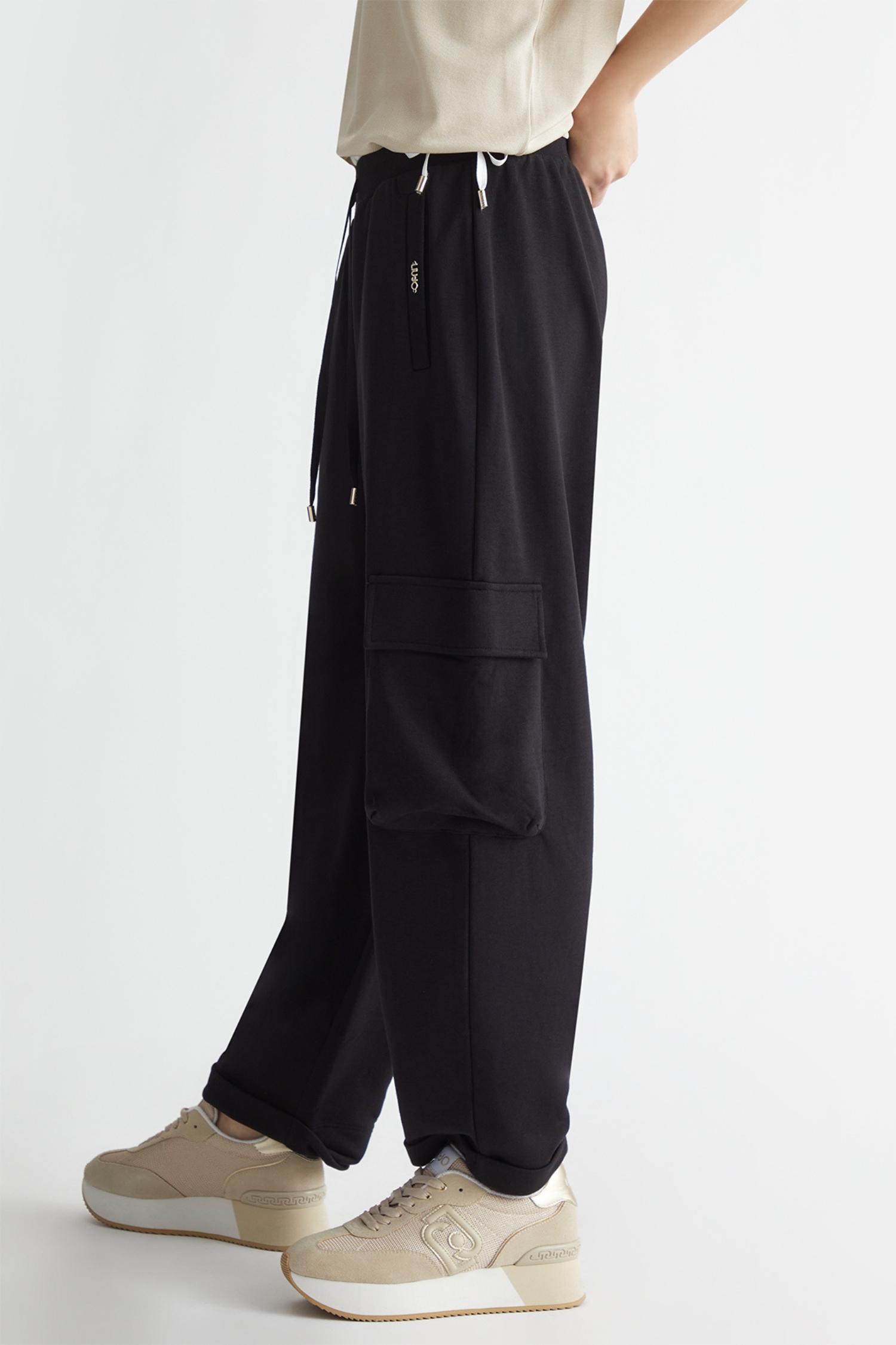 Жіночі чорні спортивні штани Liu Jo TA4089.FS927;22222