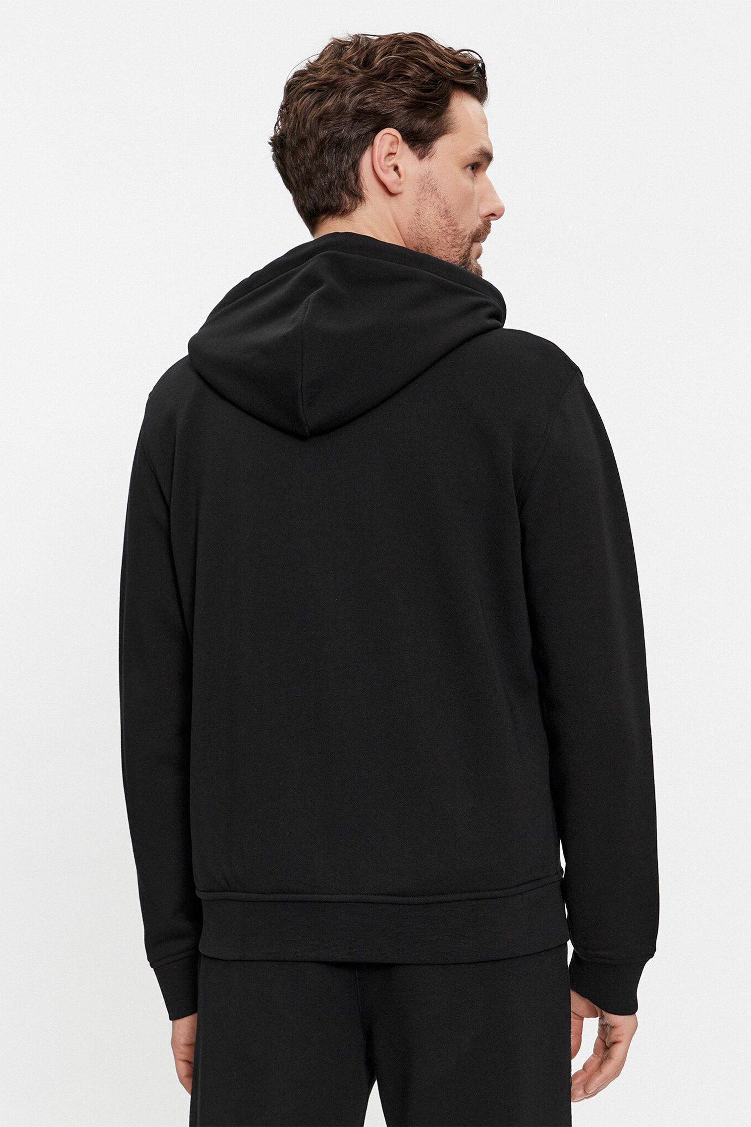 Мужская черная кофта на молнии Karl Lagerfeld 541900.705401;990