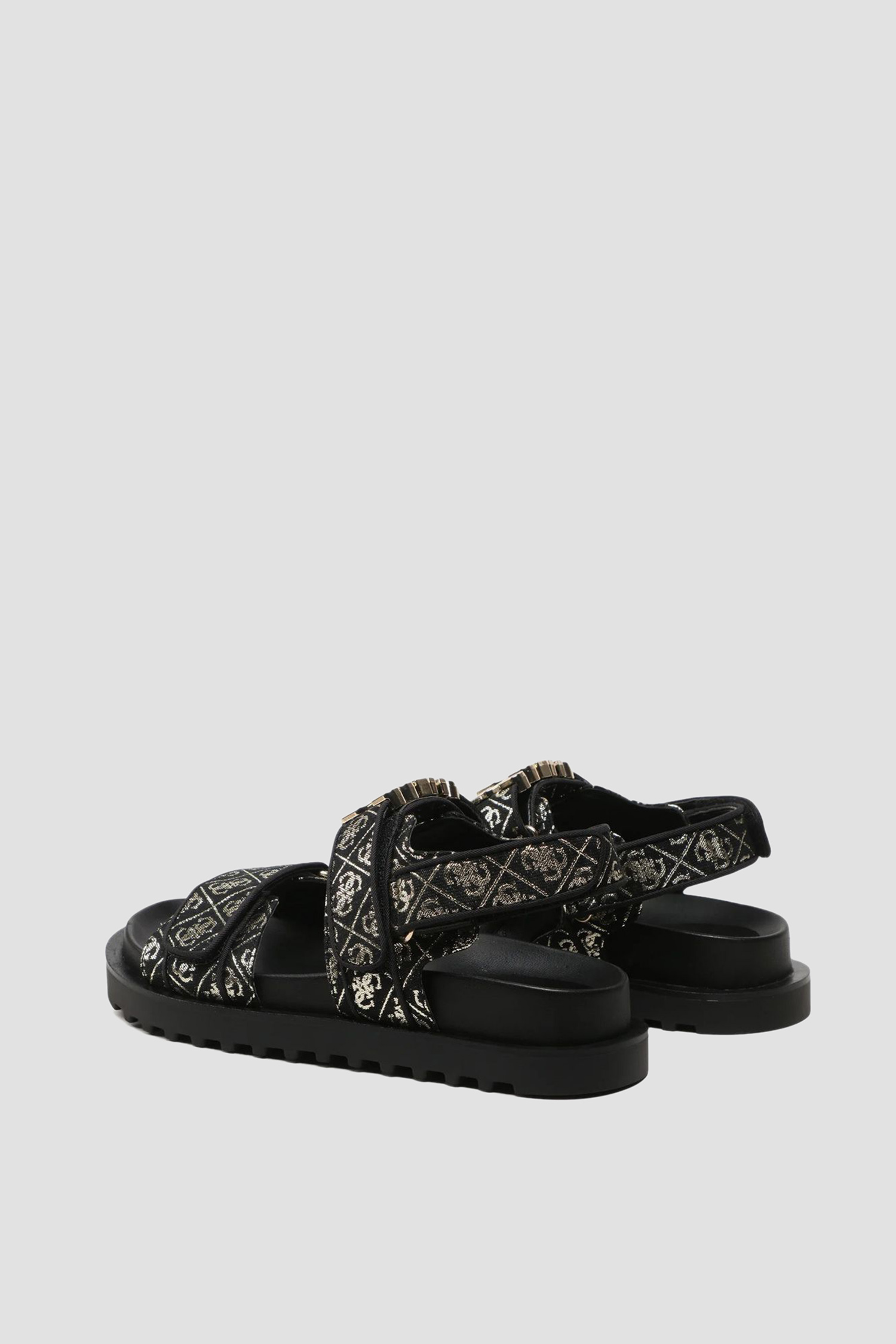 Жіночі чорні сандалі з візерунком Guess FL6FBS.FAL03;BLKPL