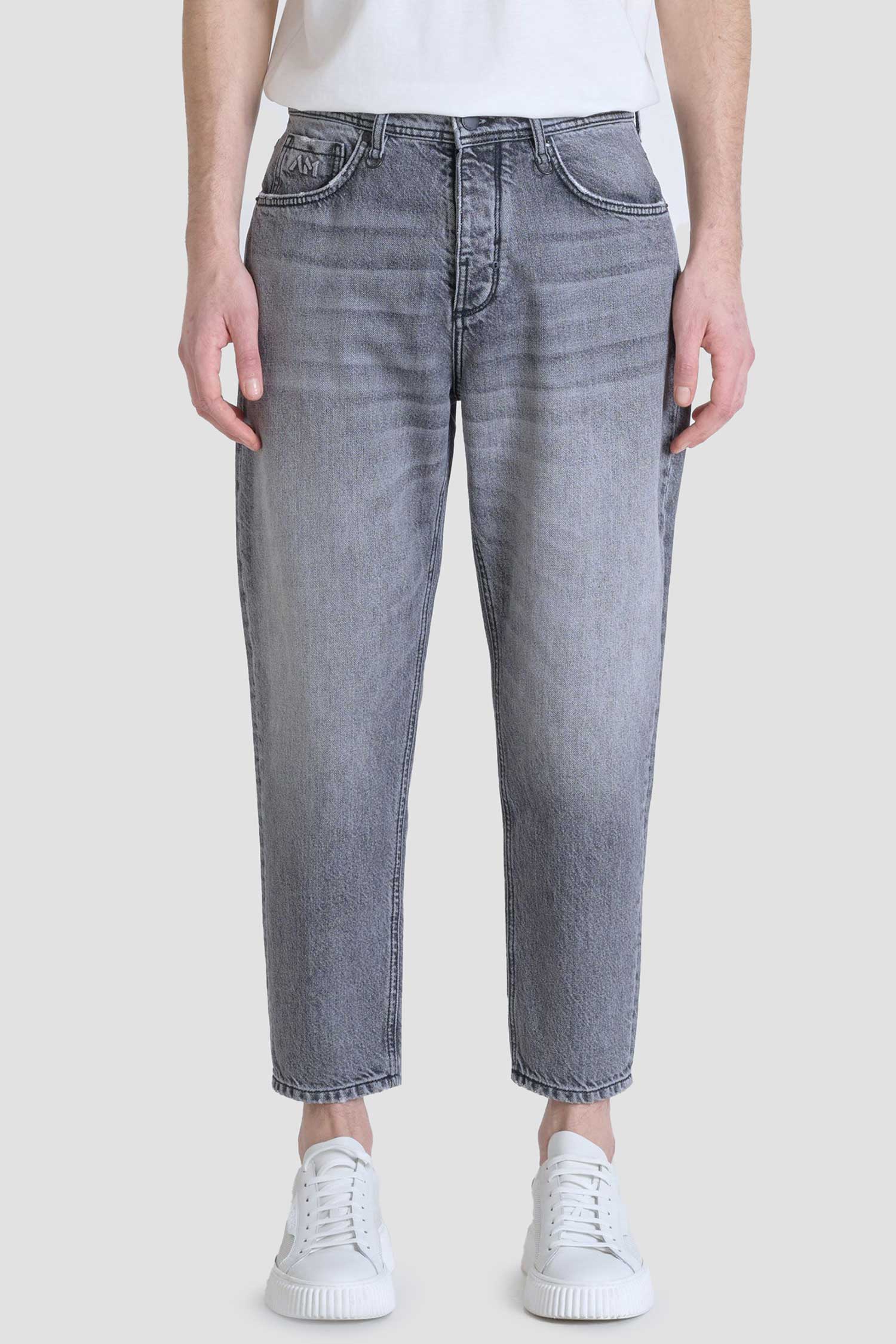 Мужские серые джинсы Antony Morato MMDT00291.FA700146;9000