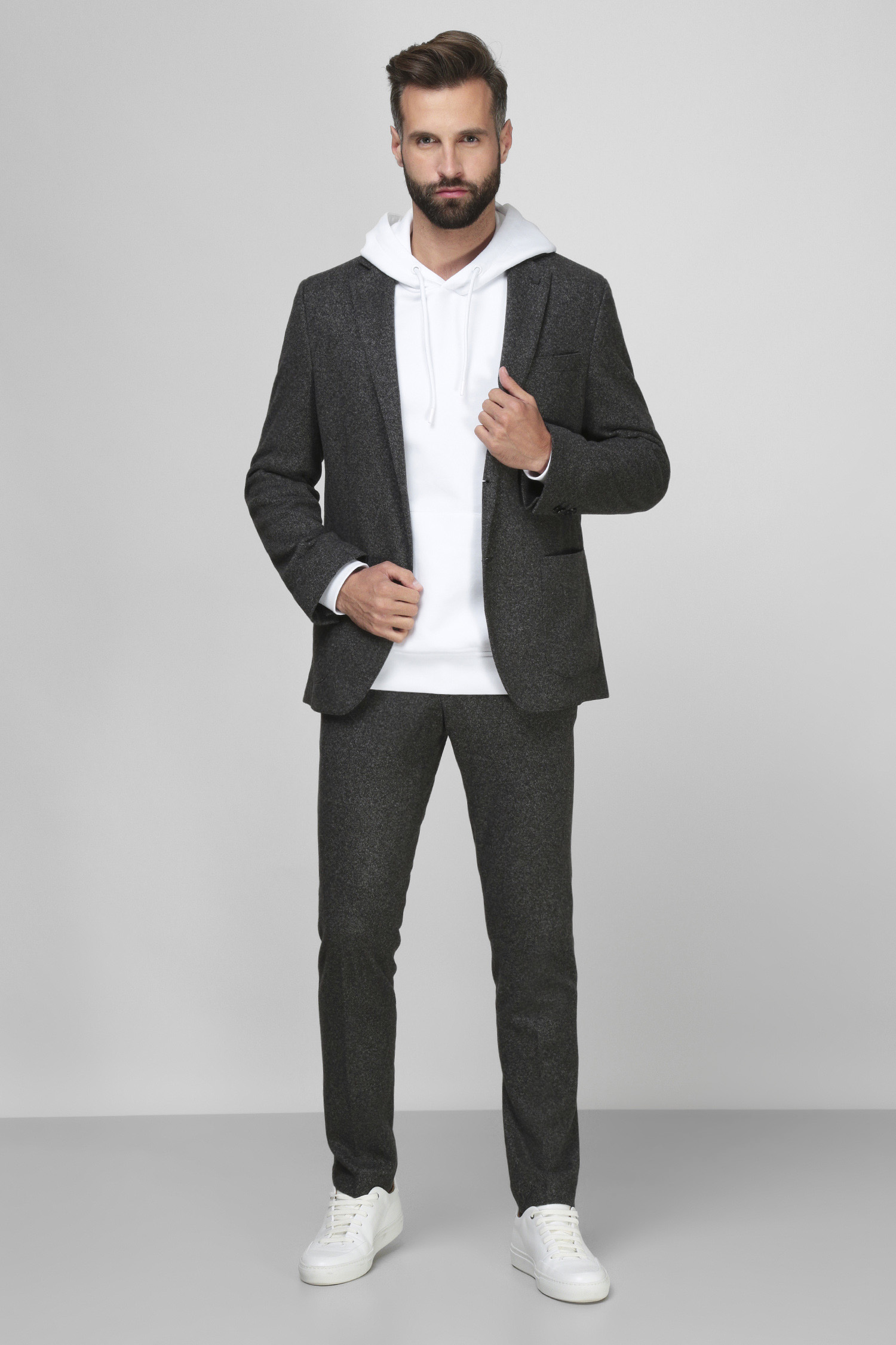 Чоловічі сірі брюки Karl Lagerfeld 512028.255056;971
