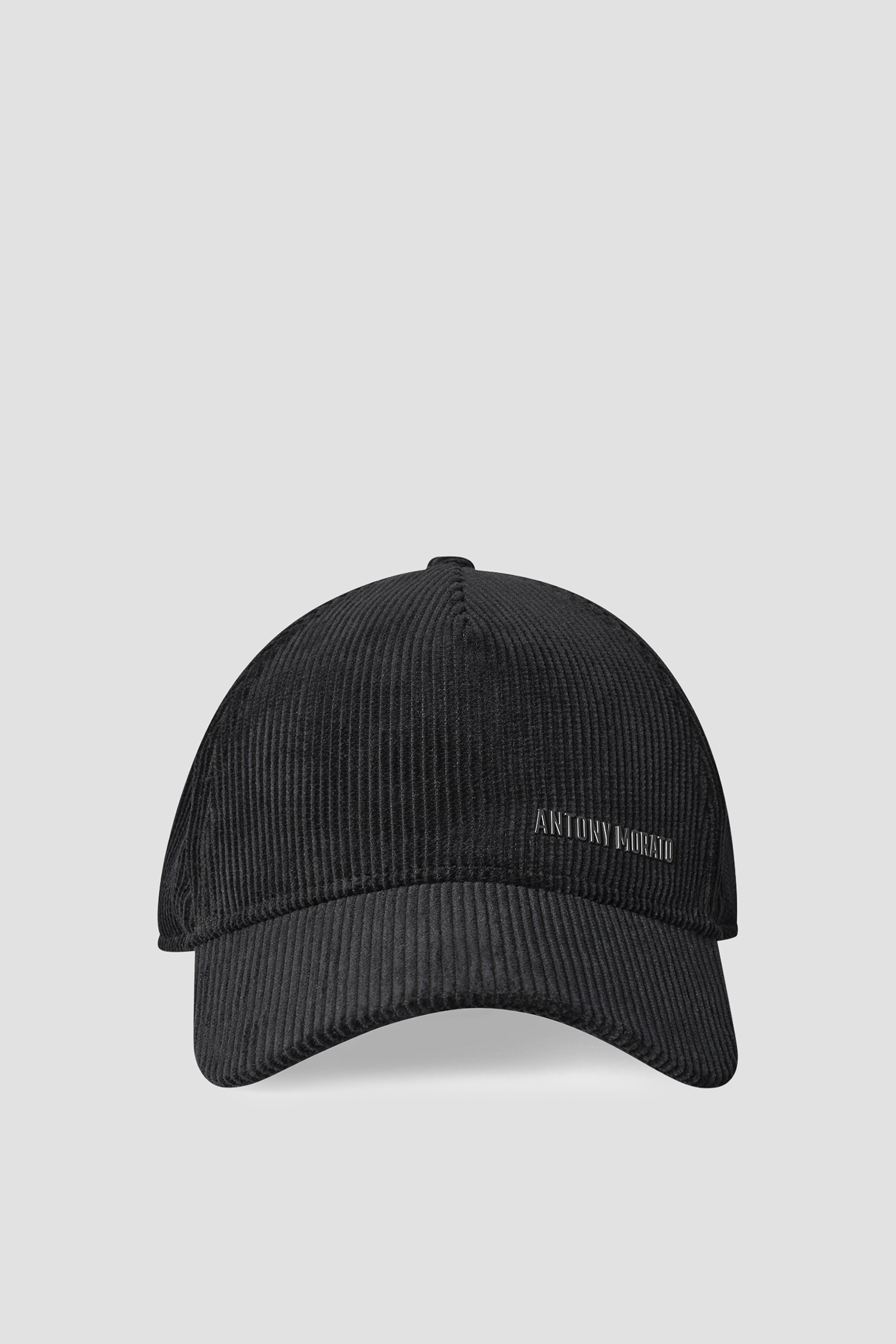 Чоловіча чорна вельветова кепка Antony Morato MMHA00385.FA300030;9000