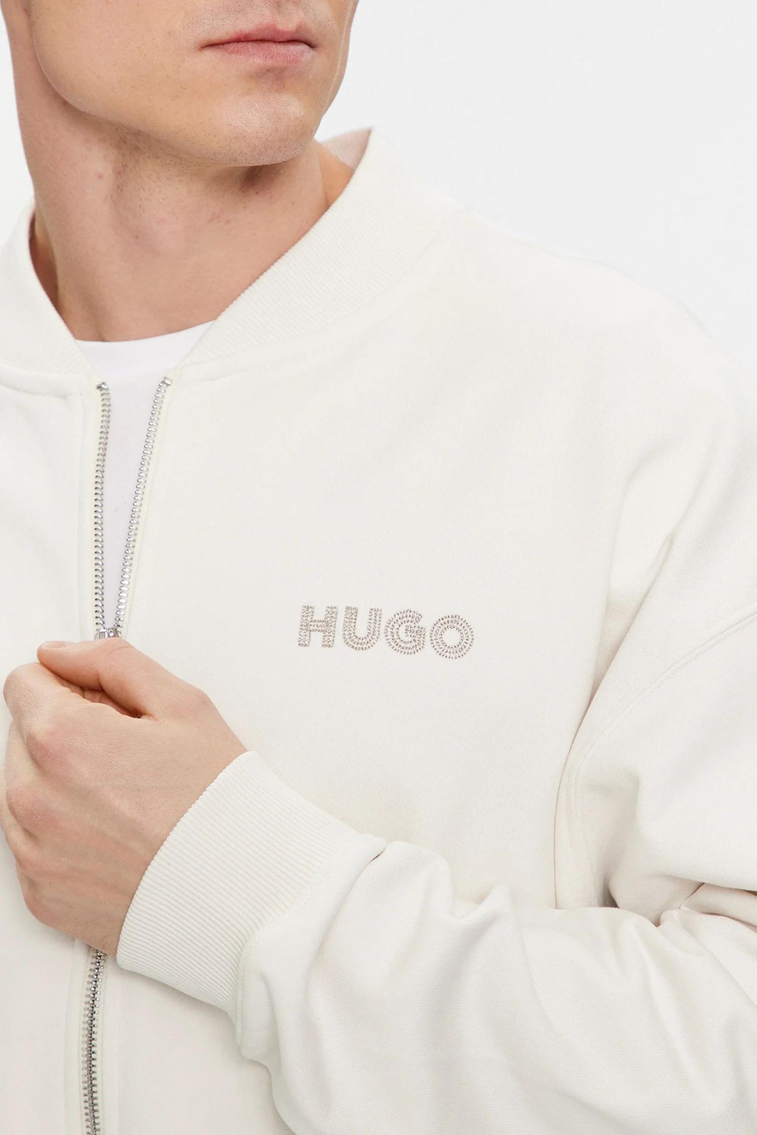 Чоловічий білий бомбер HUGO 50509978;121