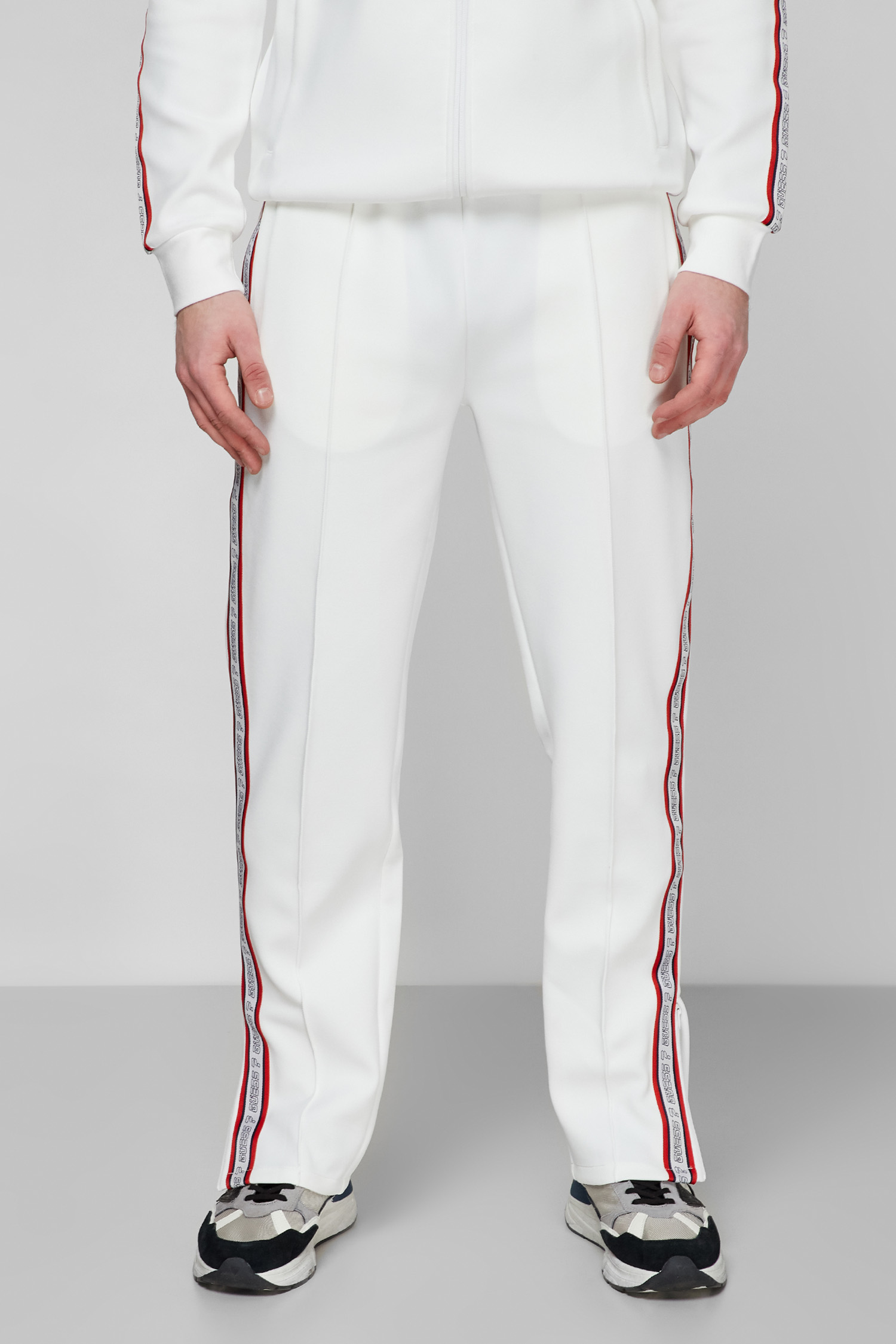 Белые спортивные брюки для парней Guess Z2GB00.KB210;G018