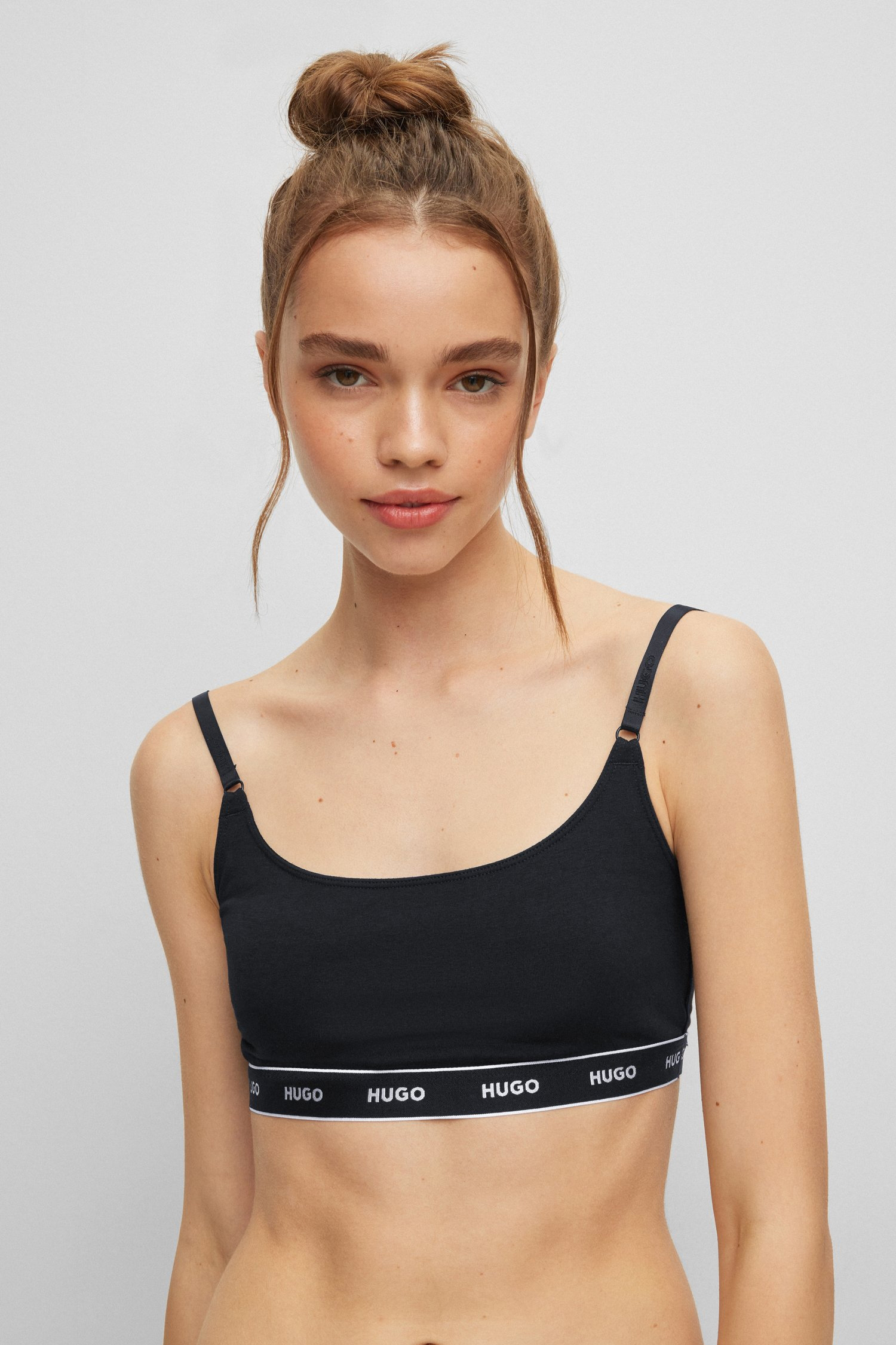 Жіночий чорний топ (2 шт) HUGO 50469659;001