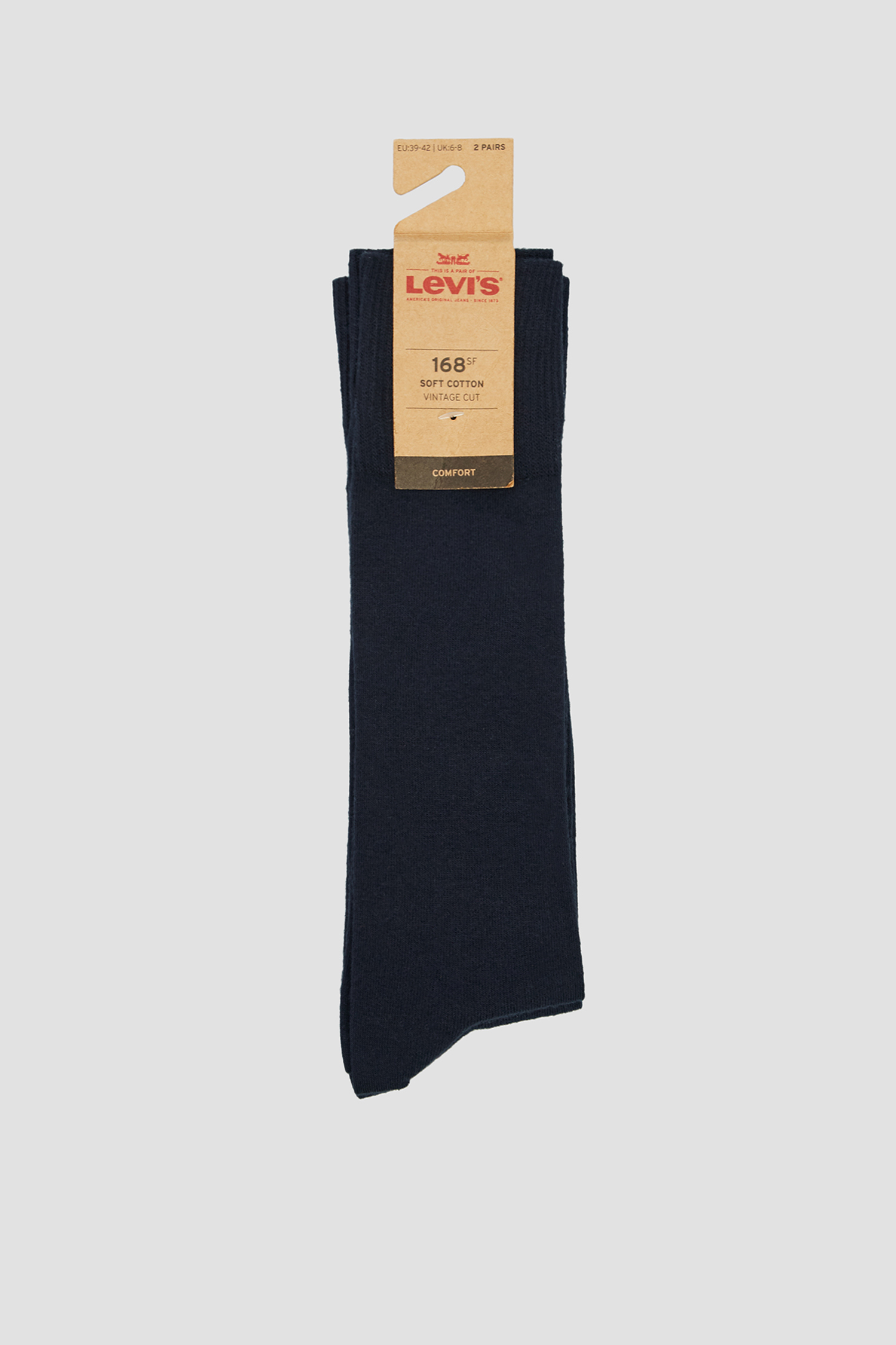 Чоловічі темно-сині шкарпетки (2 пари) Levi’s® 63017001;321
