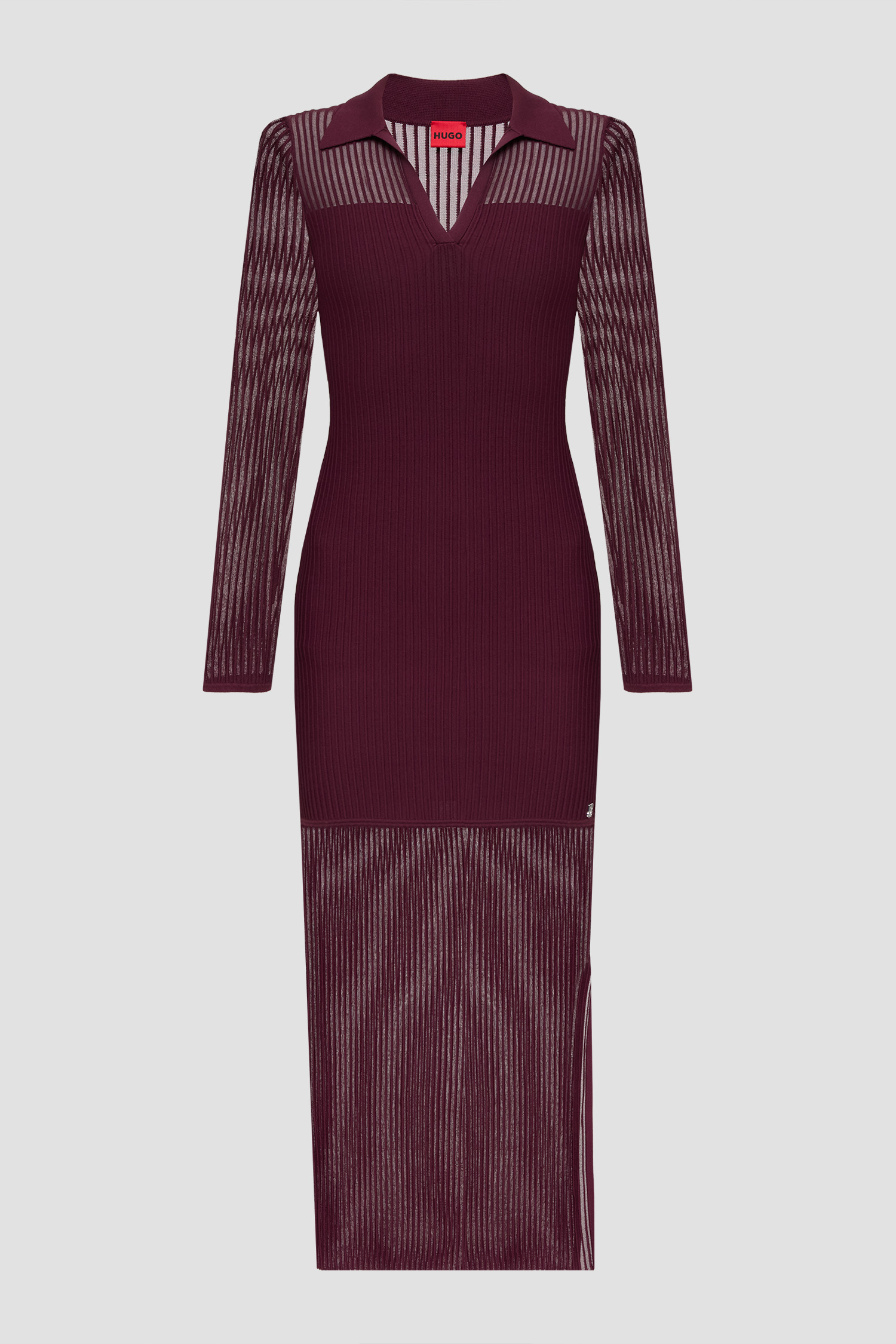 Жіноча бордова сукня HUGO 50556459;506