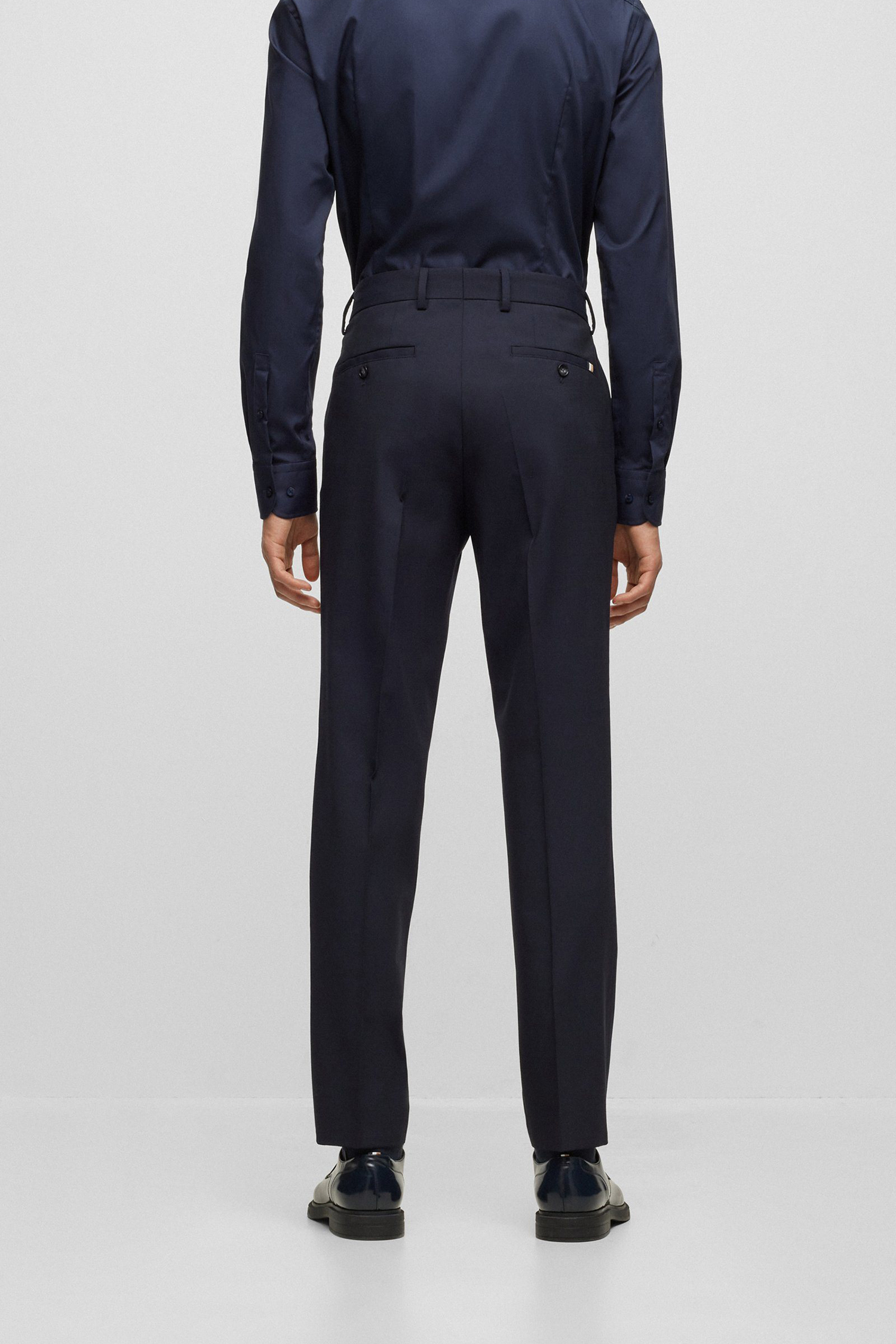 Чоловічі темно-сині брюки BOSS 50496567;406