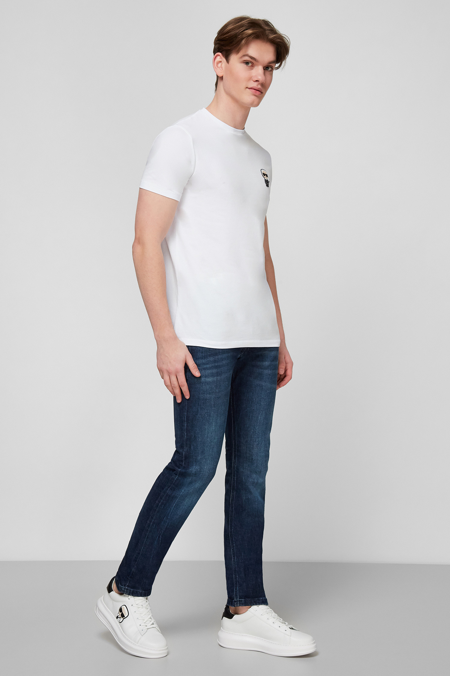 Біла футболка для хлопців Karl Lagerfeld 511221.755025;10