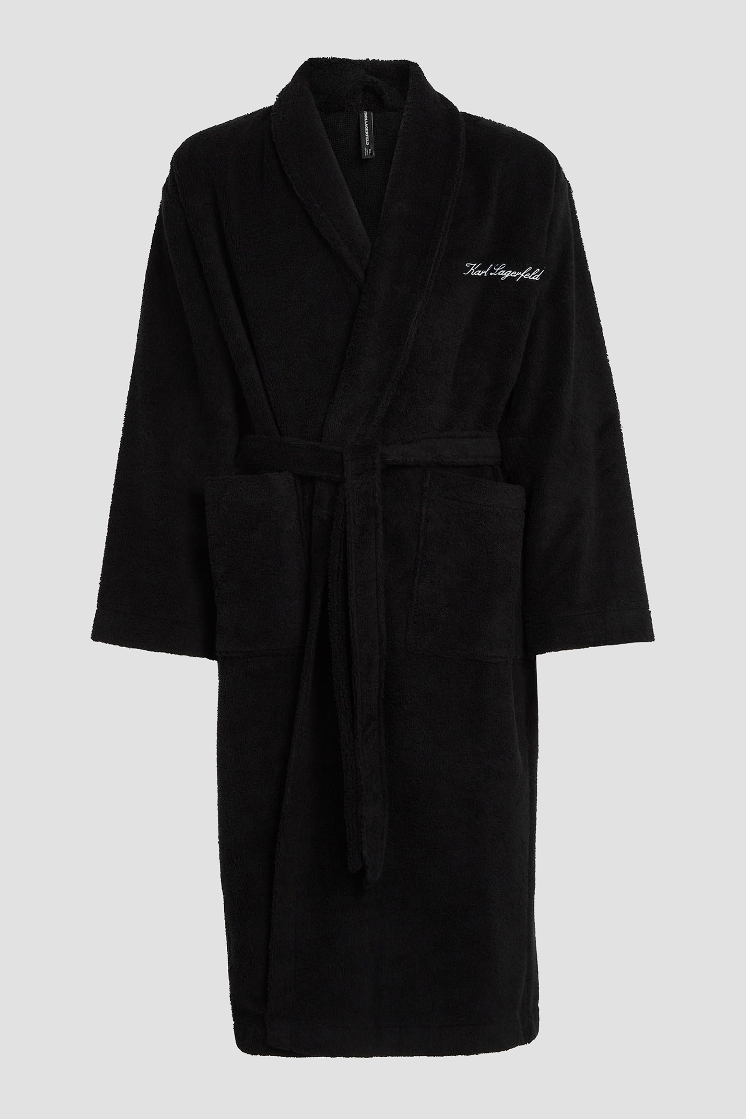 Чоловічий чорний халат Karl Lagerfeld B1M45016;999
