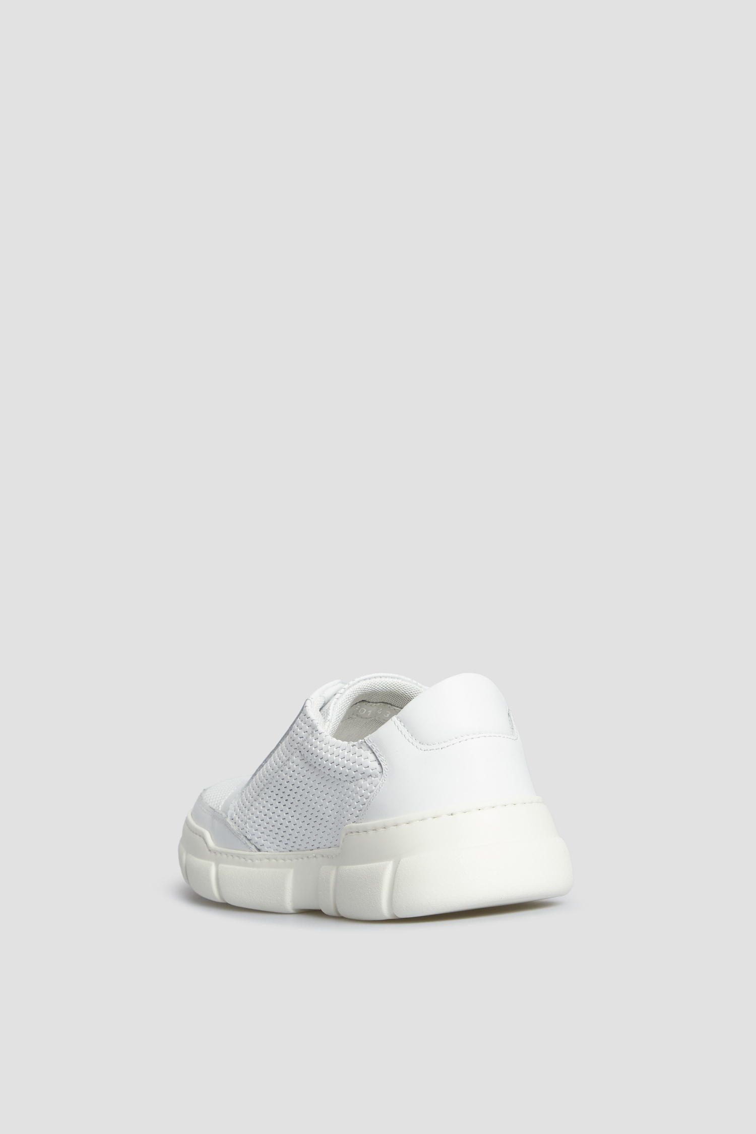 Мужские белые кожаные сникерсы BALDININI U4E601P1VIFO;9000