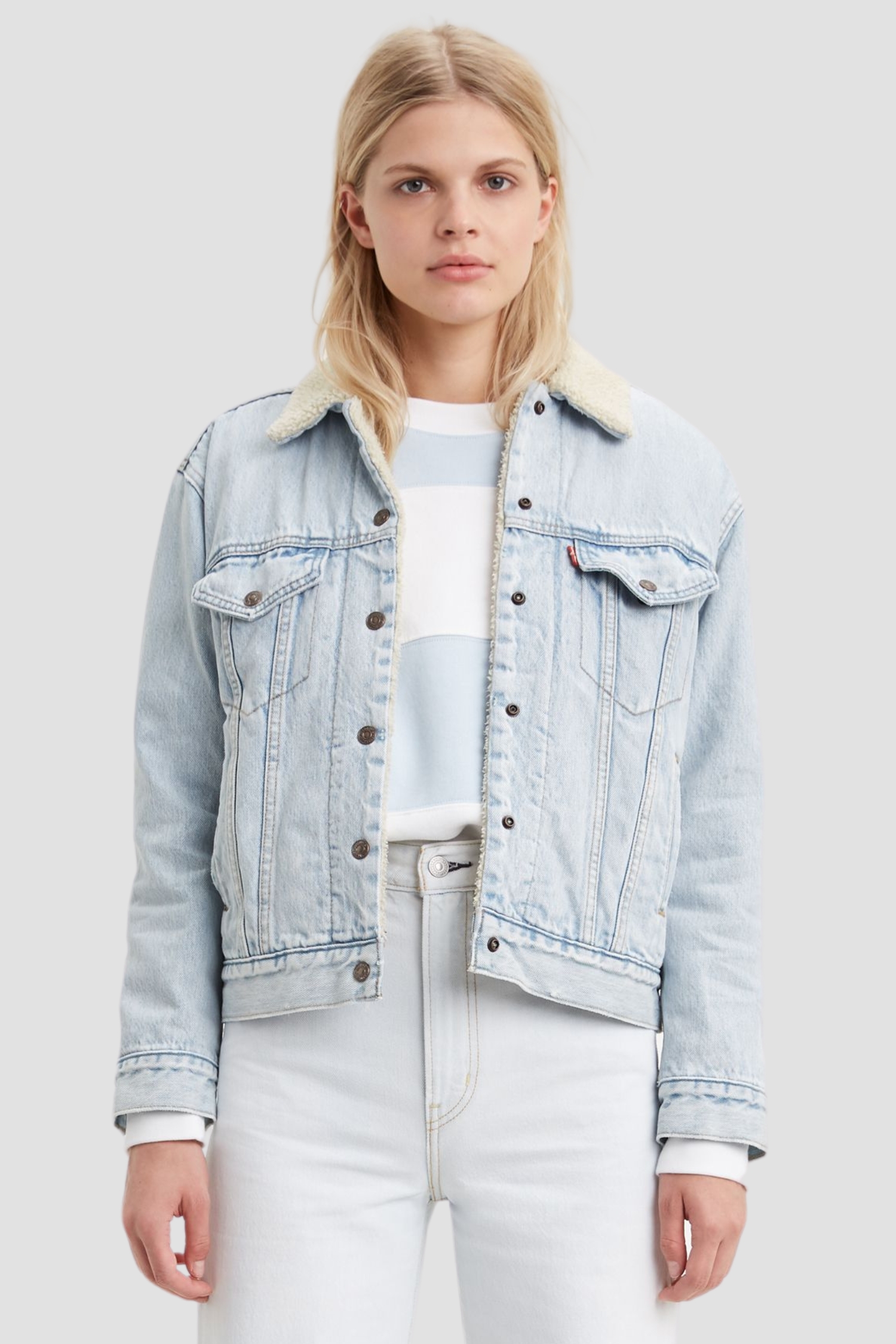 Жіноча блакитна джинсова куртка Levi’s® 36137;0031