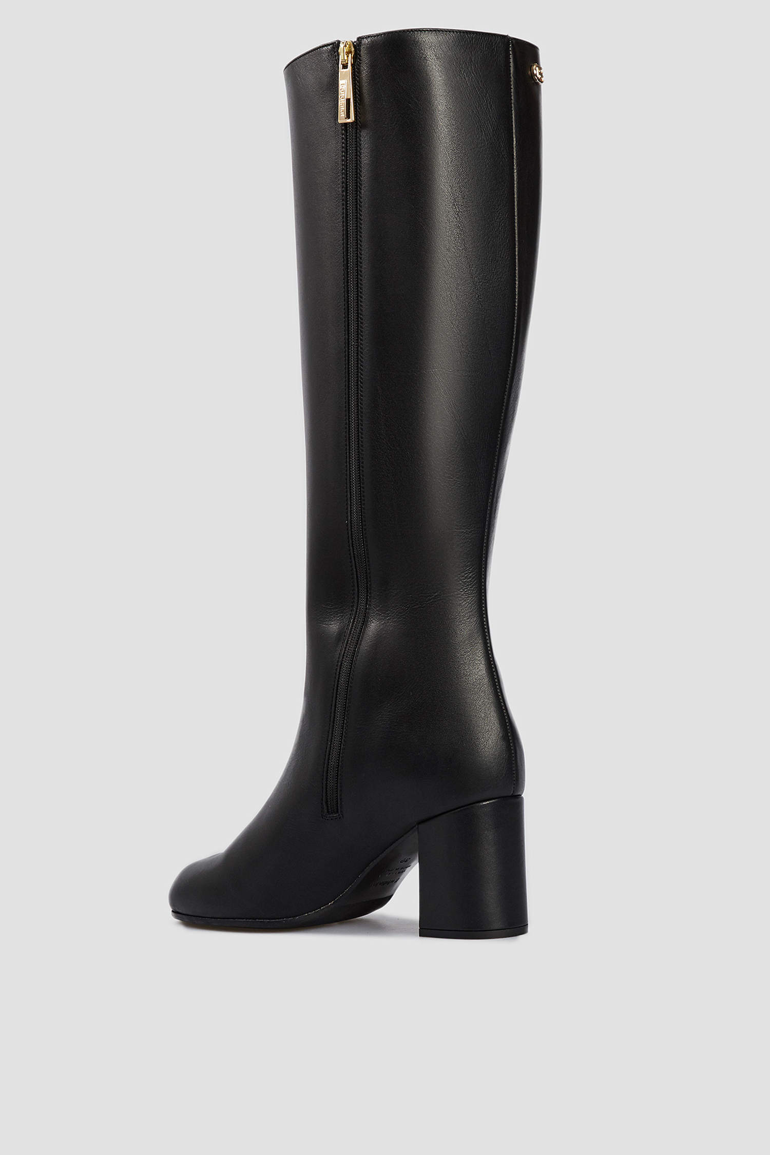 Женские черные кожаные сапоги BALDININI D2BF16VIGE;0000