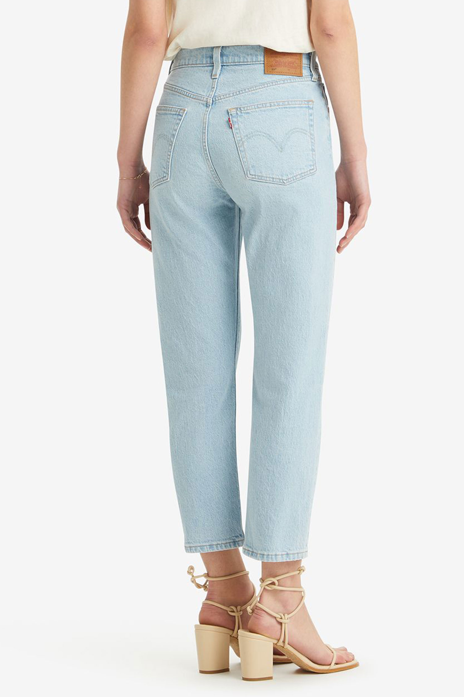 Жіночі блакитні джинси 501® Straight Crop Levi’s® 36200;0326