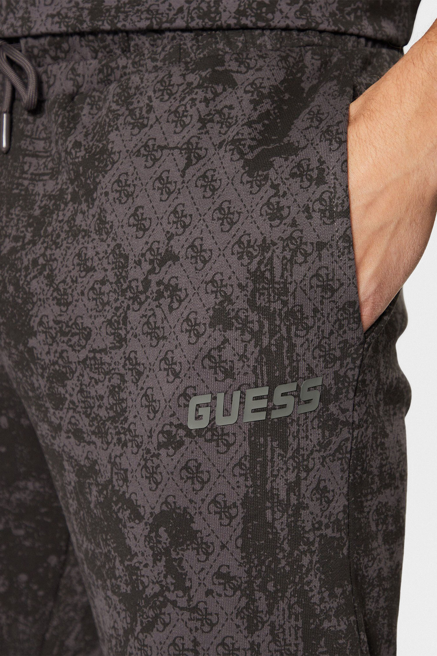Мужские серые спортивные брюки с узором Guess Z5RB14.K9YI1;P9ZR