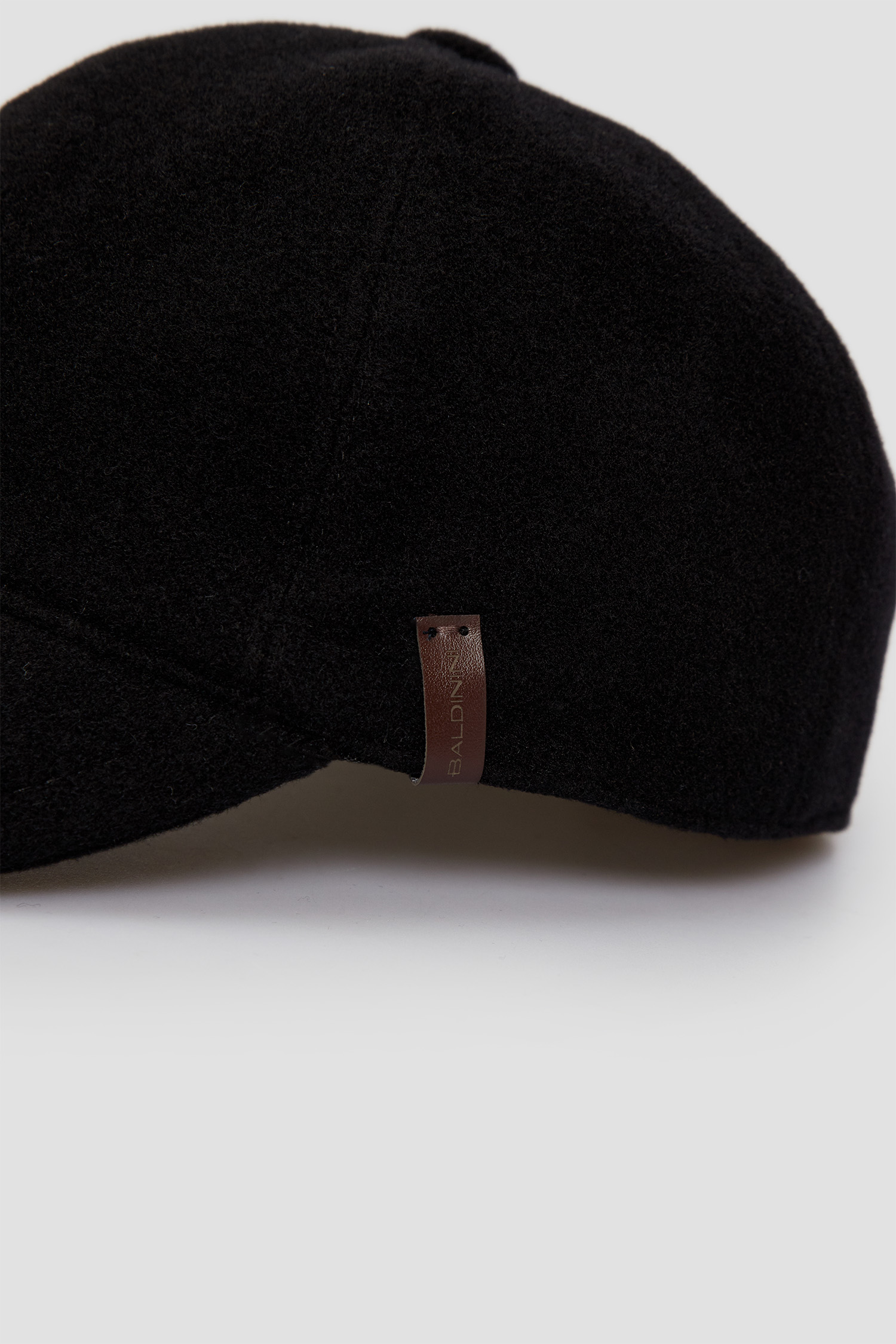 Мужская черная шерстяная кепка BALDININI M3B029XXLANA;0000