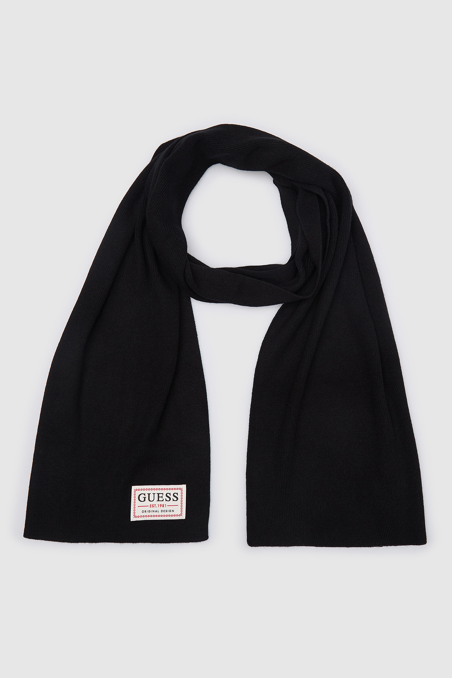 Черный шарф для парней Guess AM8732.WOL03;BLA