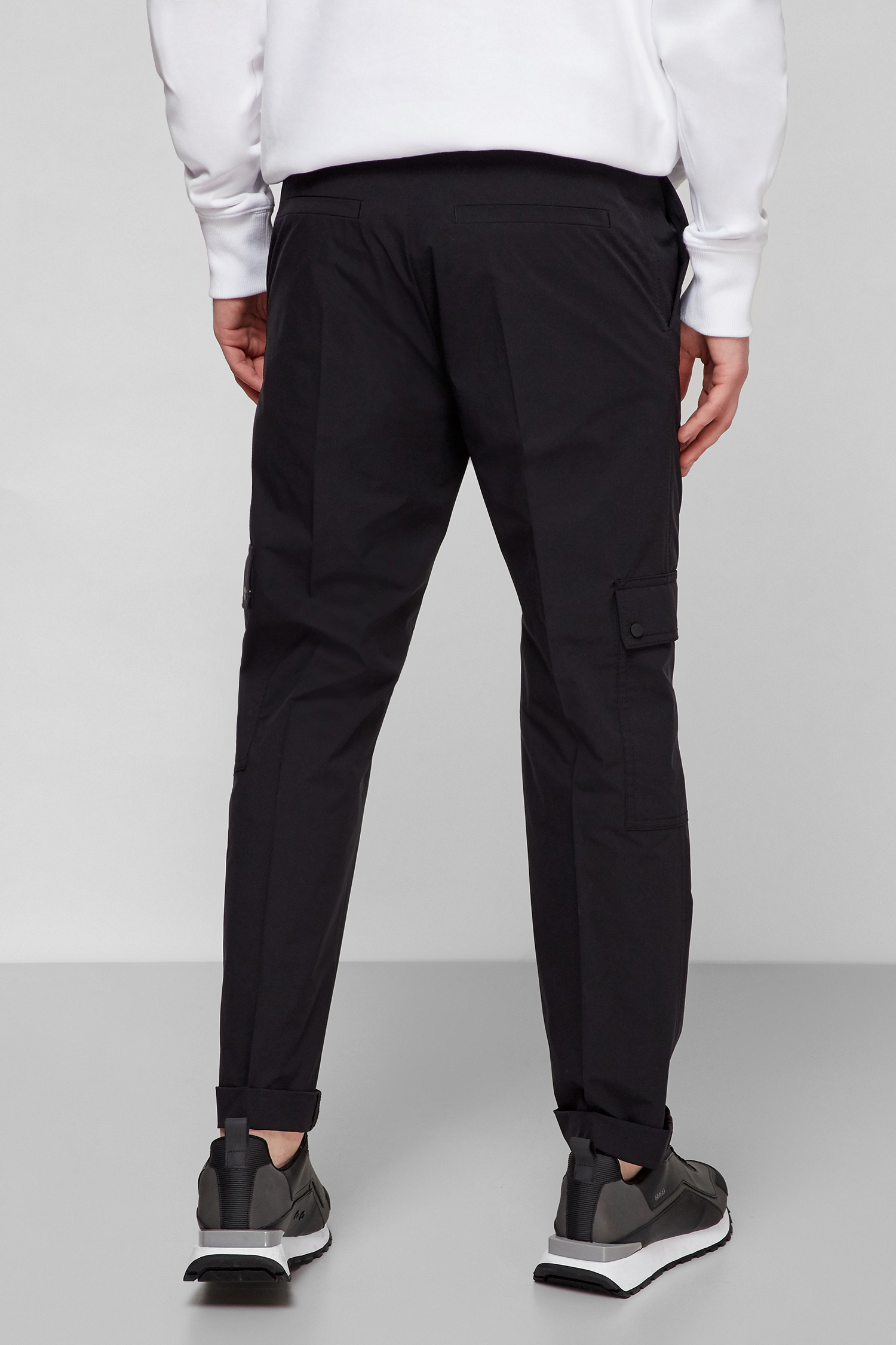 Черные карго для парней HUGO 50467349;002